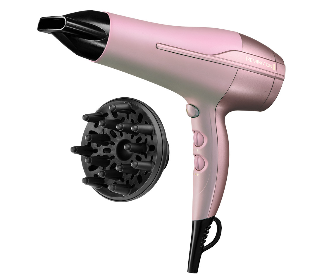 E-shop Fén na vlasy Remington Coconut Smooth - 2200 W, ružový (D5901) + darček zadarmo
