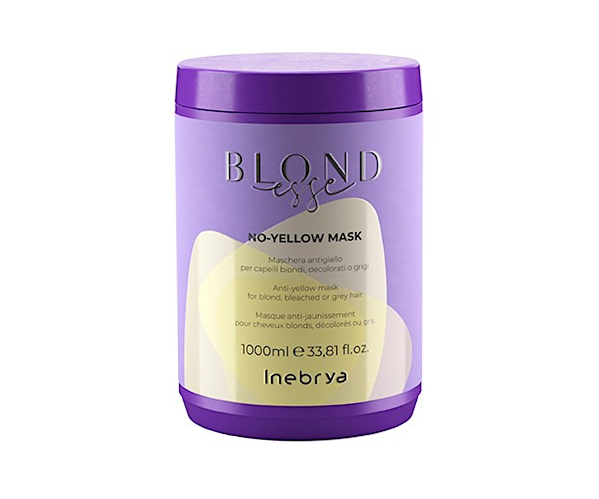E-shop Maska proti žltým odleskom Inebrya Blondesse No-Yellow Mask - 1000 ml (771026237) + darček zadarmo