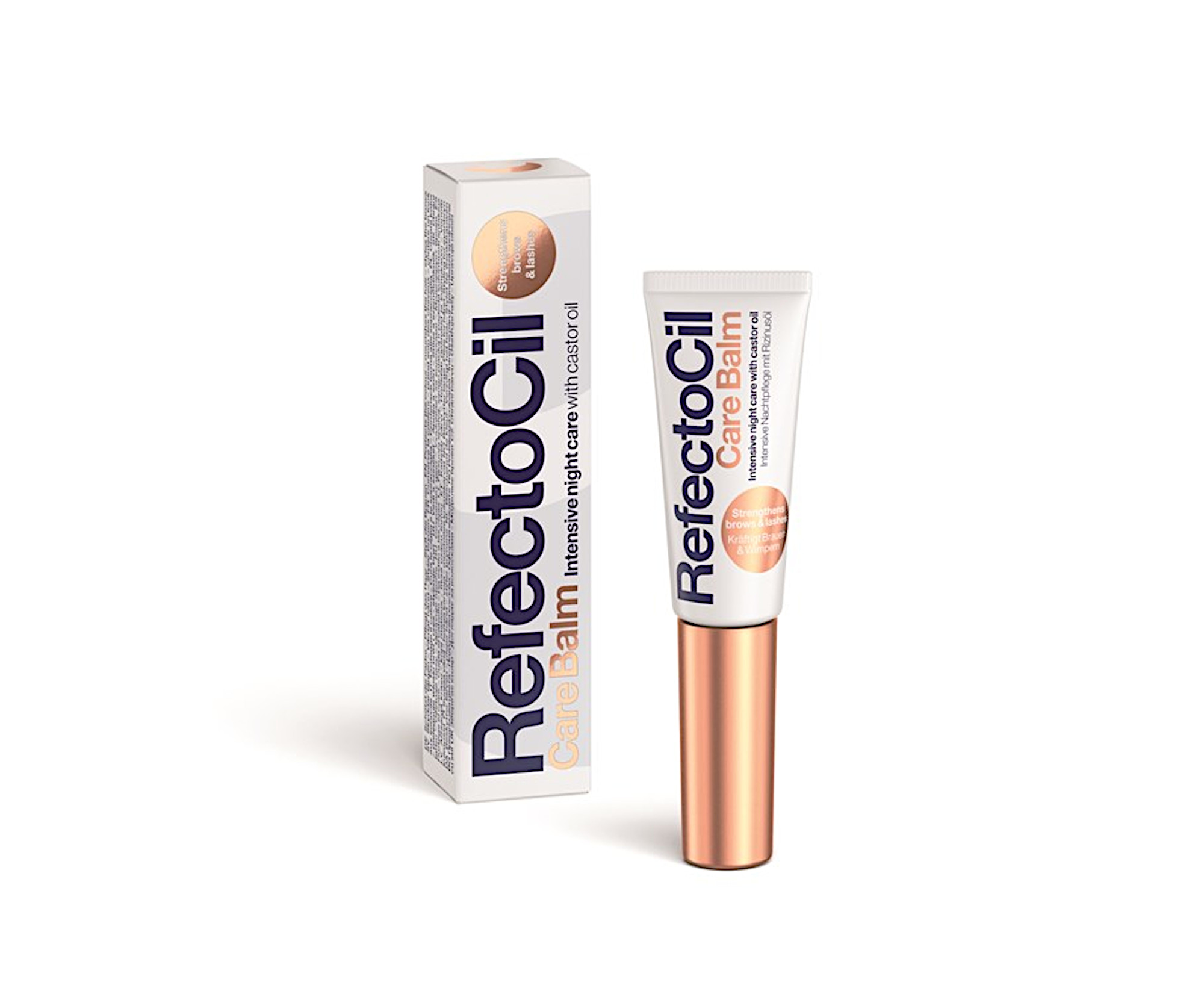 E-shop Nočná starostlivosť na riasy a obočie s ricínovým olejom RefectoCil Care Balm - 9 ml (2704) + darček zadarmo
