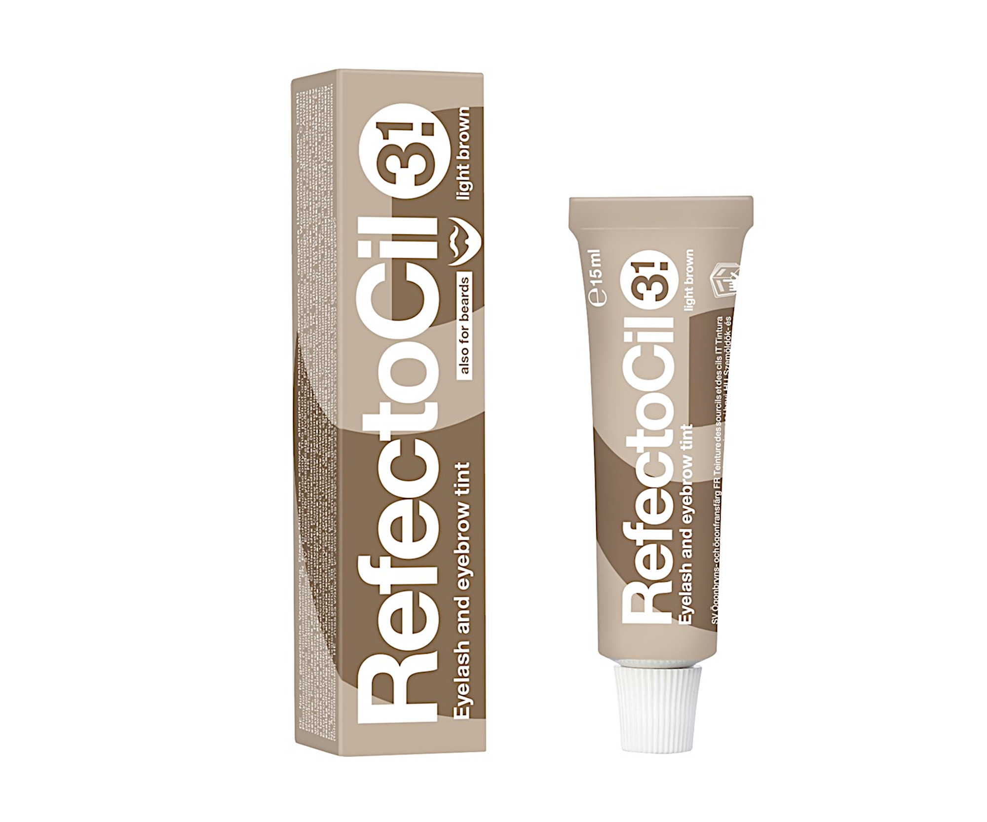 E-shop Farba na obočie a riasy RefectoCil 15 ml - č.3.1, svetlo hnedá (2031) + darček zadarmo
