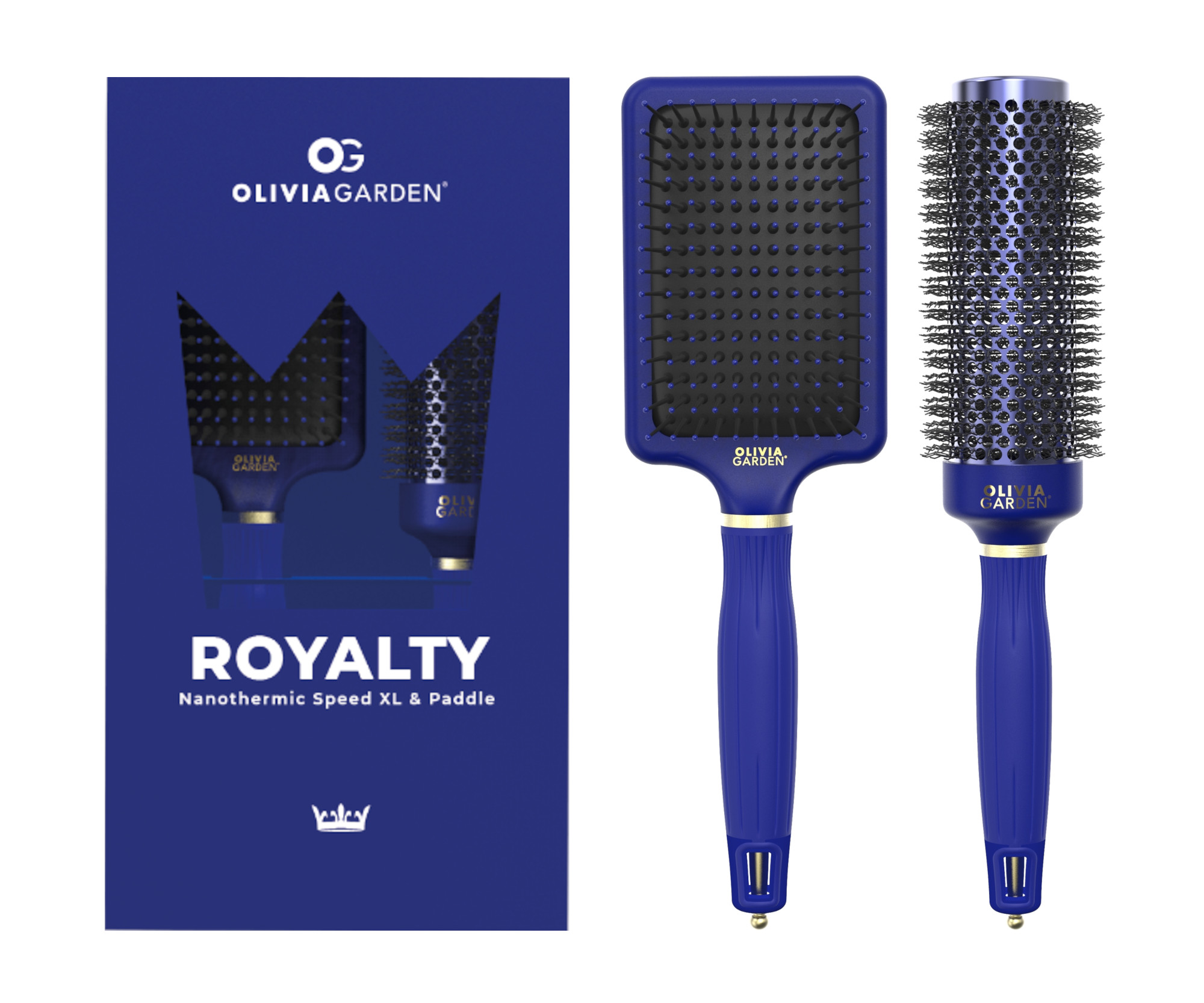 E-shop Darčeková sada kief na vlasy Olivia Garden Royalty (RO-KIT) + darček zadarmo
