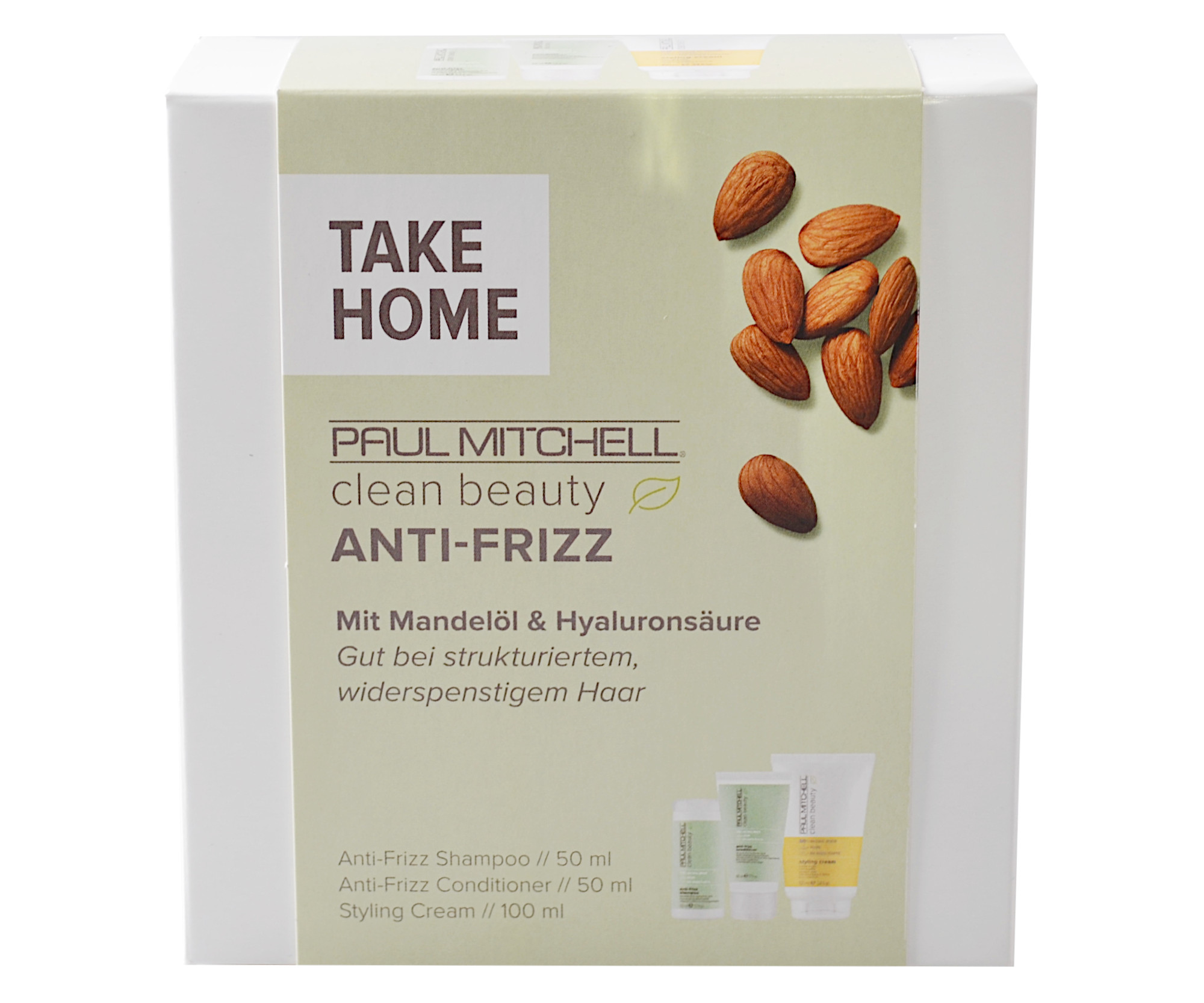 E-shop Darčeková cestovná sada so stylingovým krémom Paul Mitchell Clean Beauty Anti-Frizz (121926) + darček zadarmo
