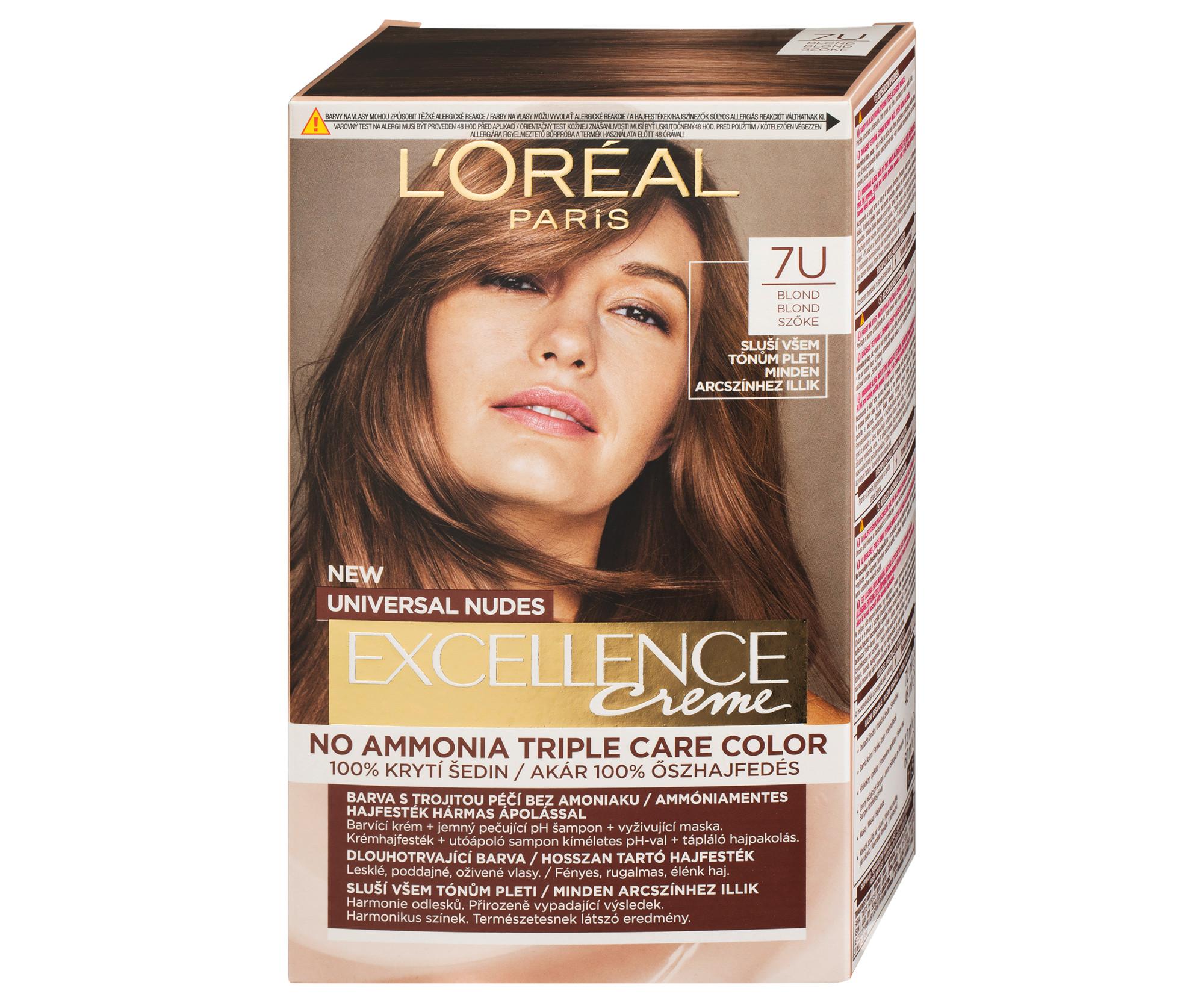 E-shop Permanentná farba Loréal Excellence Universal Nudes 7U blond - L’Oréal Paris + darček zadarmo