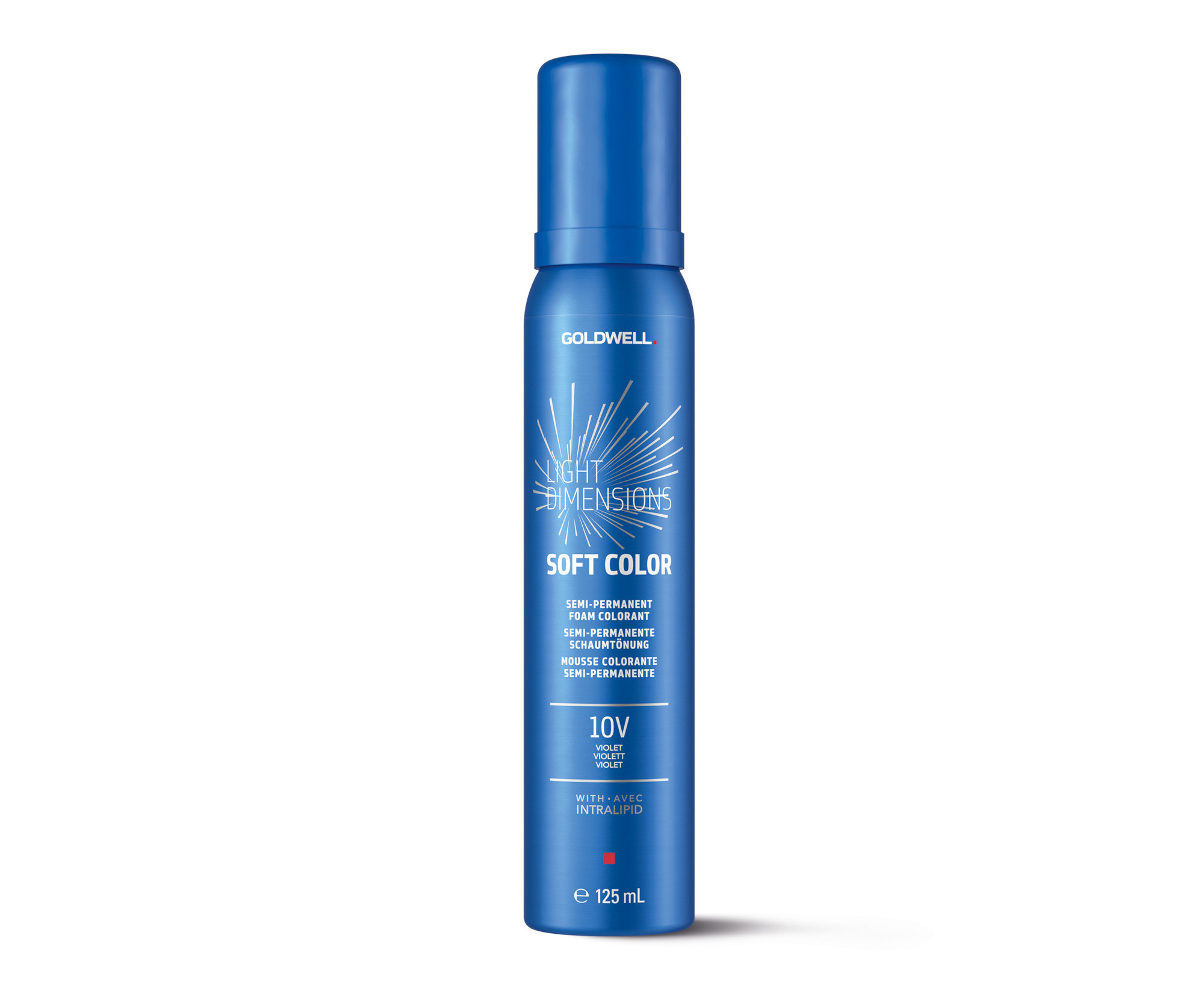 E-shop Penový preliv na vlasy Goldwell Light Dimensions Soft Color 125 ml - 10V pastelovo fialová blond (213243) + darček zadarmo
