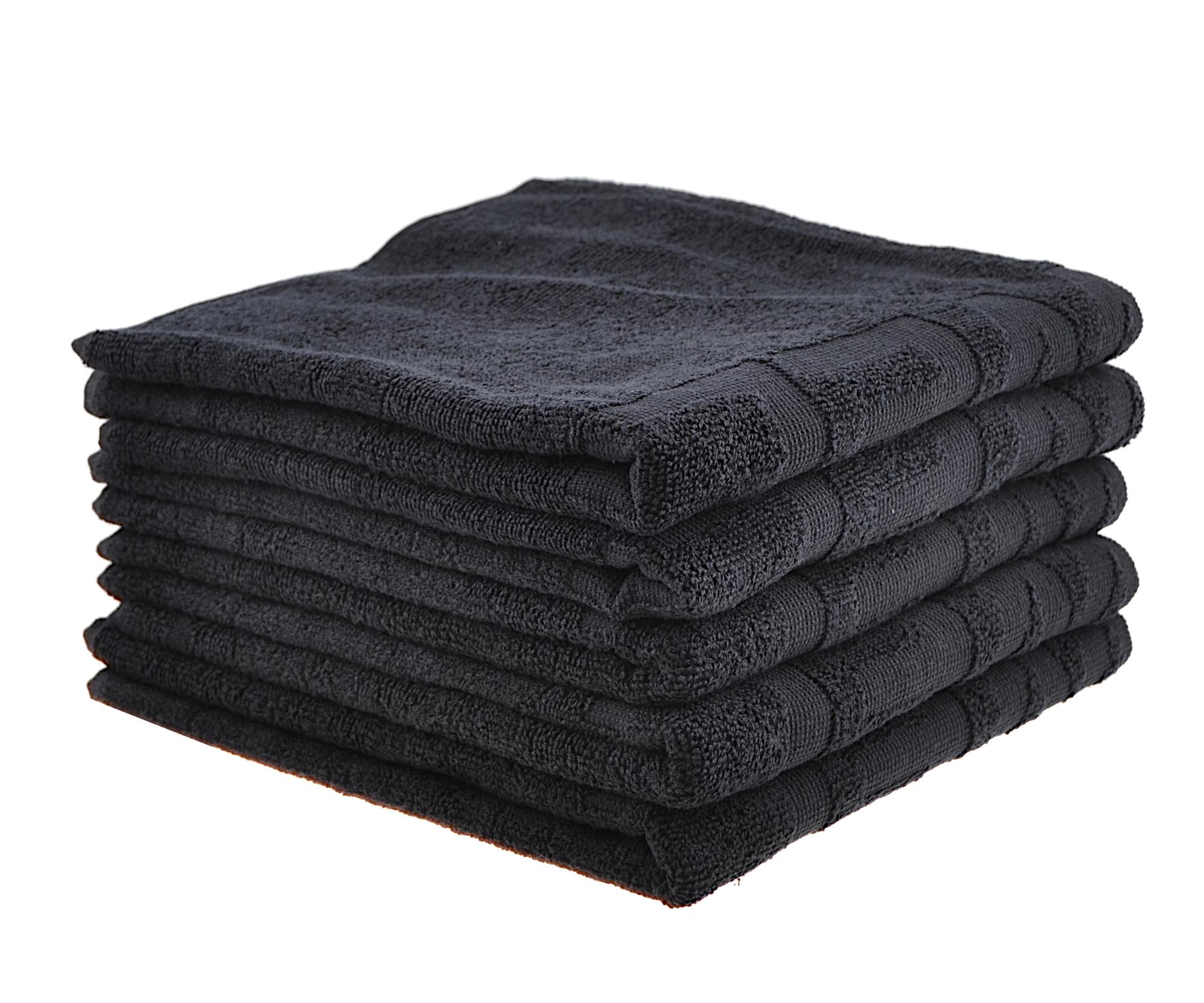 E-shop Uteráky froté Goldwell 50 x 90 cm, 100% bavlna, čierne - 5 ks (244688) + darček zadarmo