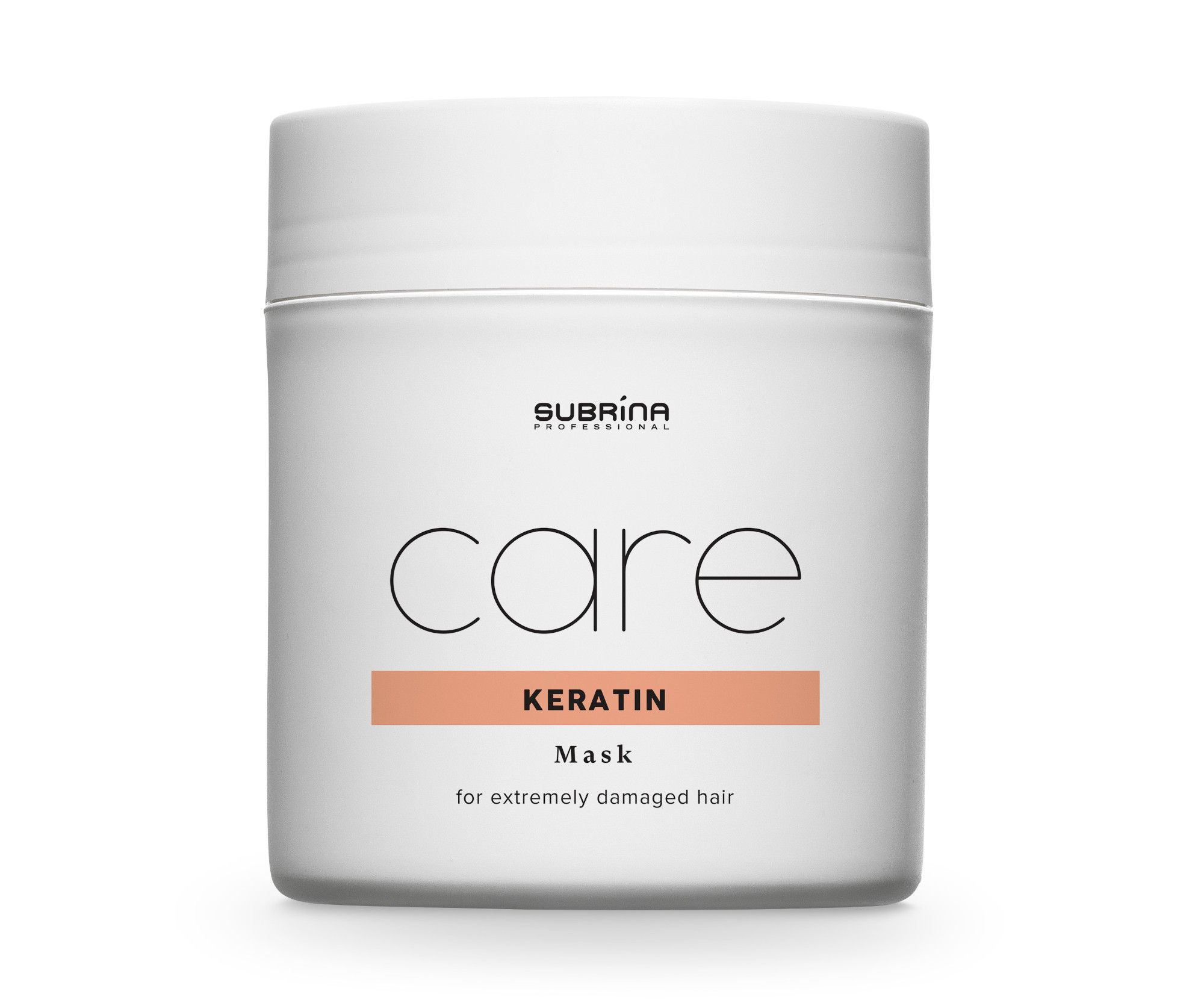 E-shop Maska pre extrémne poškodené vlasy Subrina Professional Care Keratin Mask - 500 ml (060273) + darček zadarmo