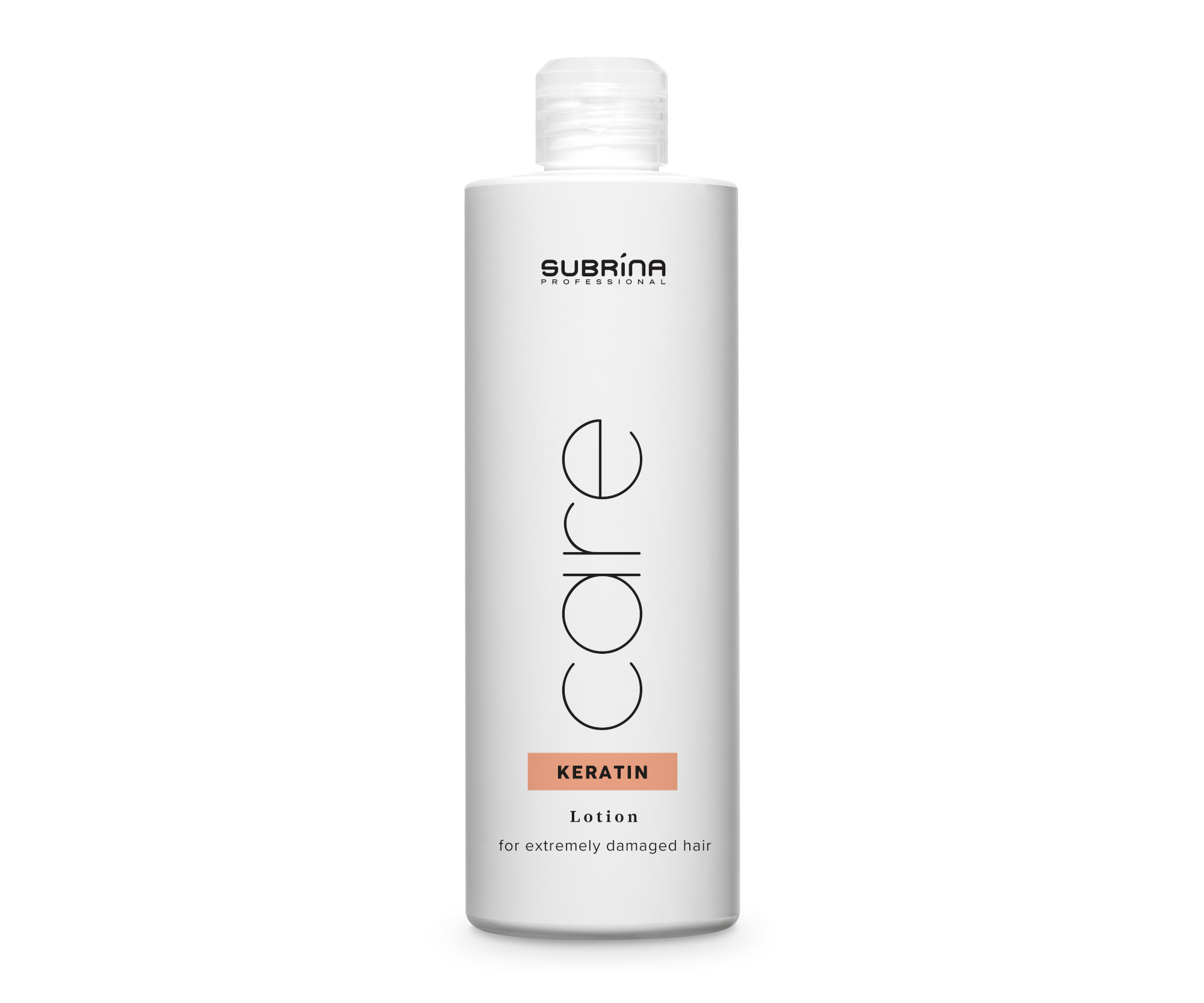 E-shop Starostlivosť pre extrémne poškodené vlasy Subrina Professional Care Keratin Lotion - 480 ml (060272) + darček zadarmo