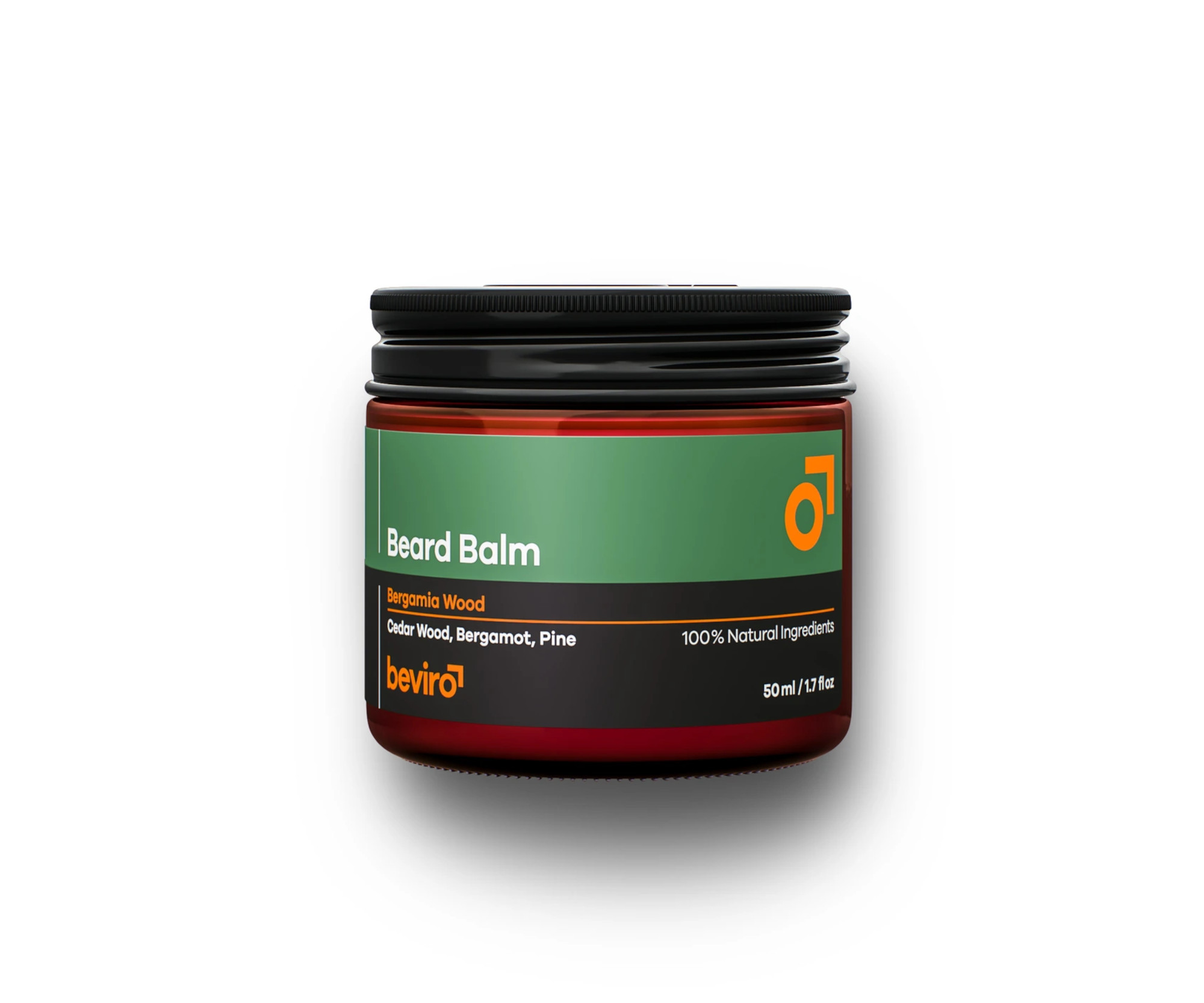 E-shop Balzam na fúzy Beviro Beard Balm Bergamia Wood - 50 ml (BV119) + darček zadarmo