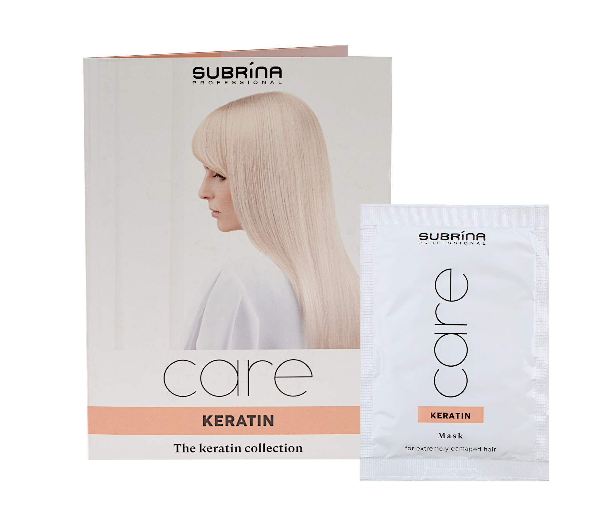 E-shop Maska pre extrémne poškodené vlasy Subrina Professional Care Keratin Mask - 10 ml (060369)