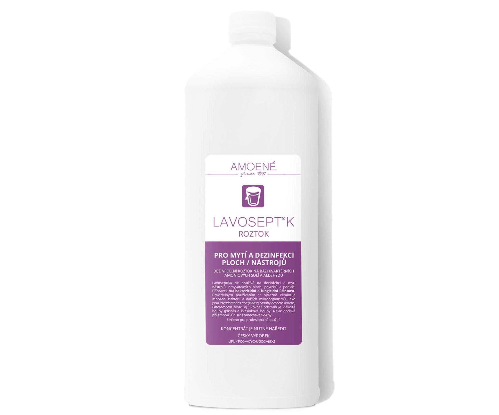 E-shop Koncentrát na povrchy Amoené Lavosept - citrón- 500 ml (0136C1M500) + darček zadarmo