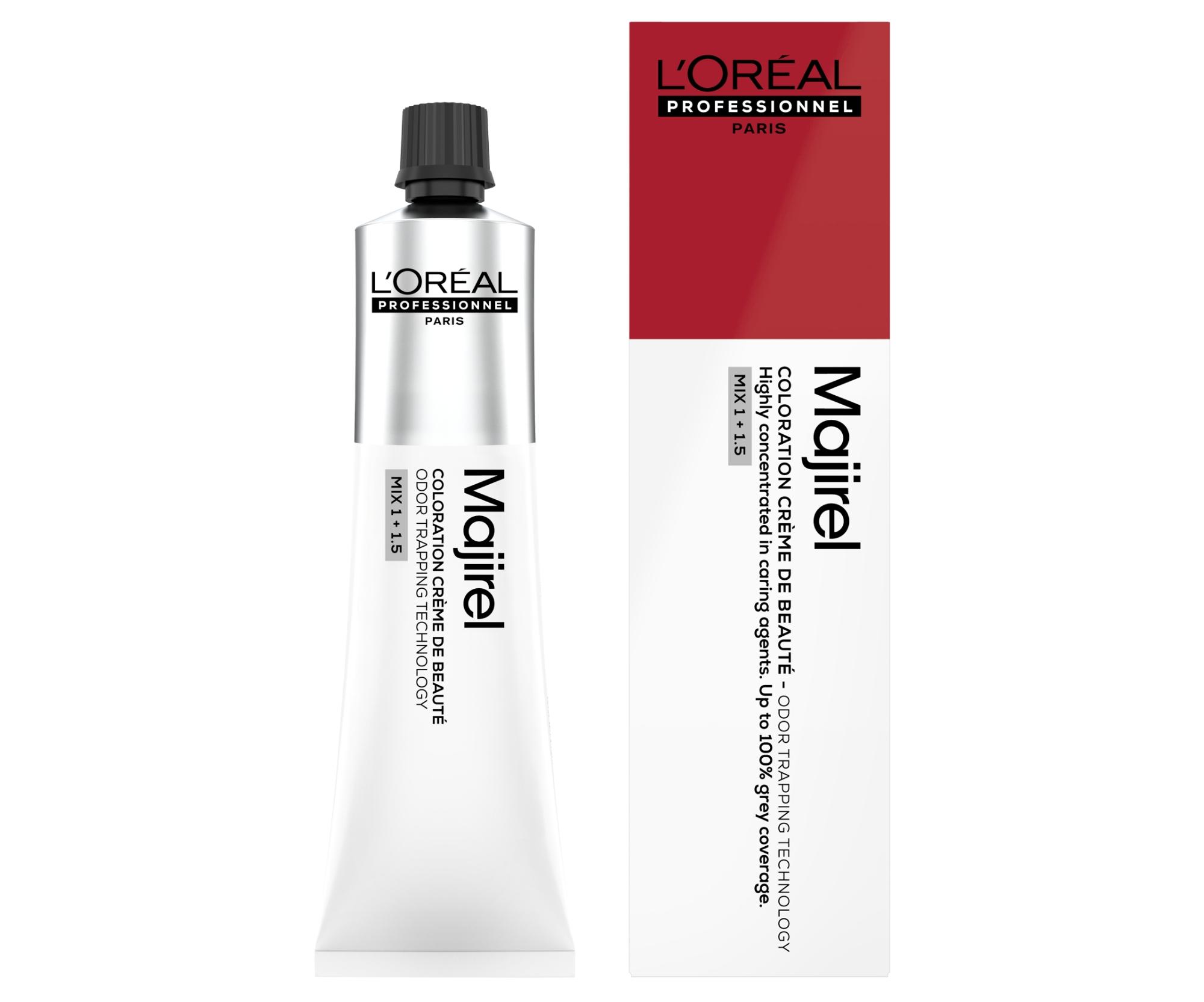 E-shop Farba na vlasy Loréal Professionnel Majirel 60 ml - 4.56 hnedá mahagónová červená - L’Oréal Professionnel + darček zadarmo