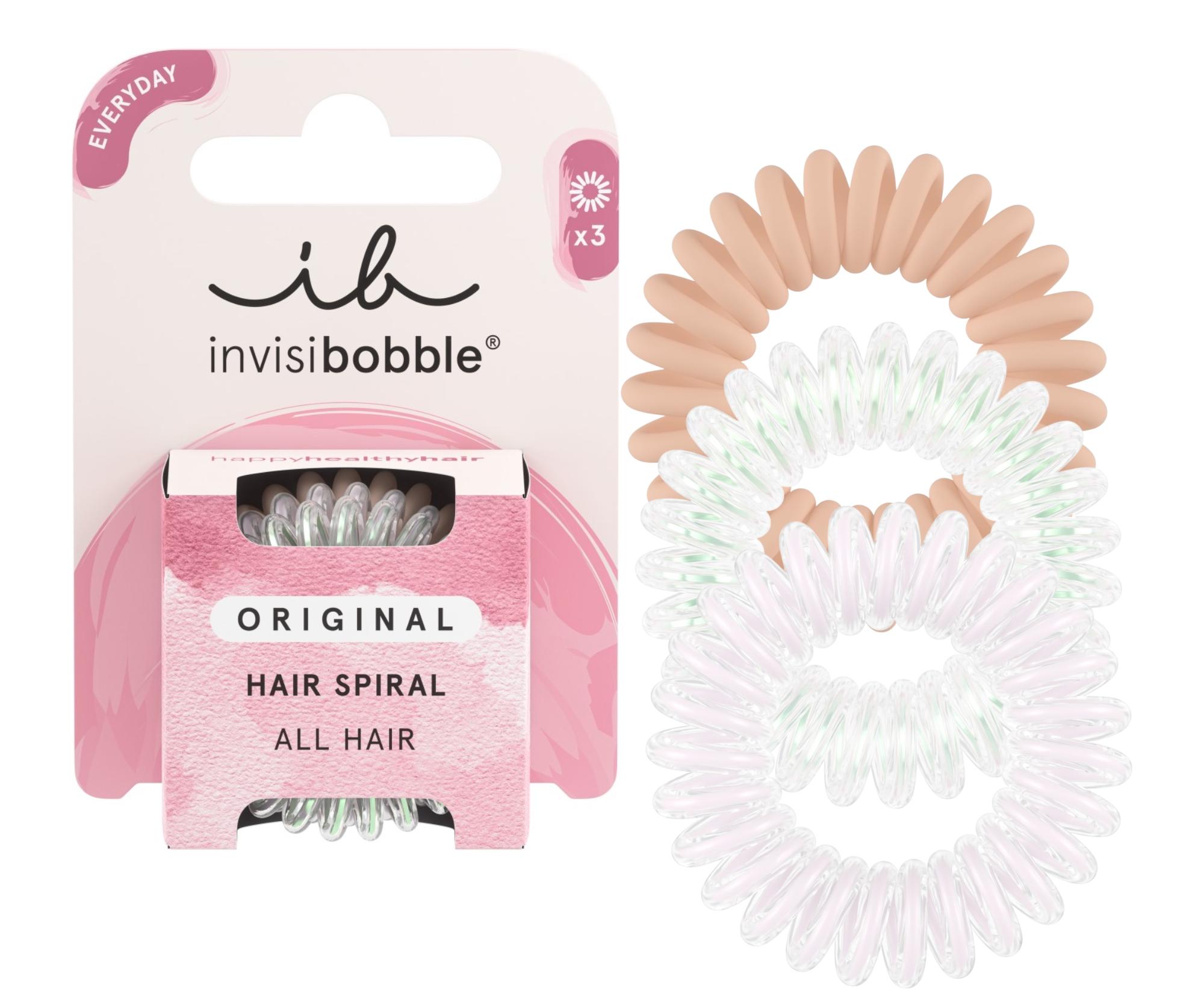 Špirálová gumička do vlasov Invisibobble Original Galactic Glow - 3 ks + darček zadarmo