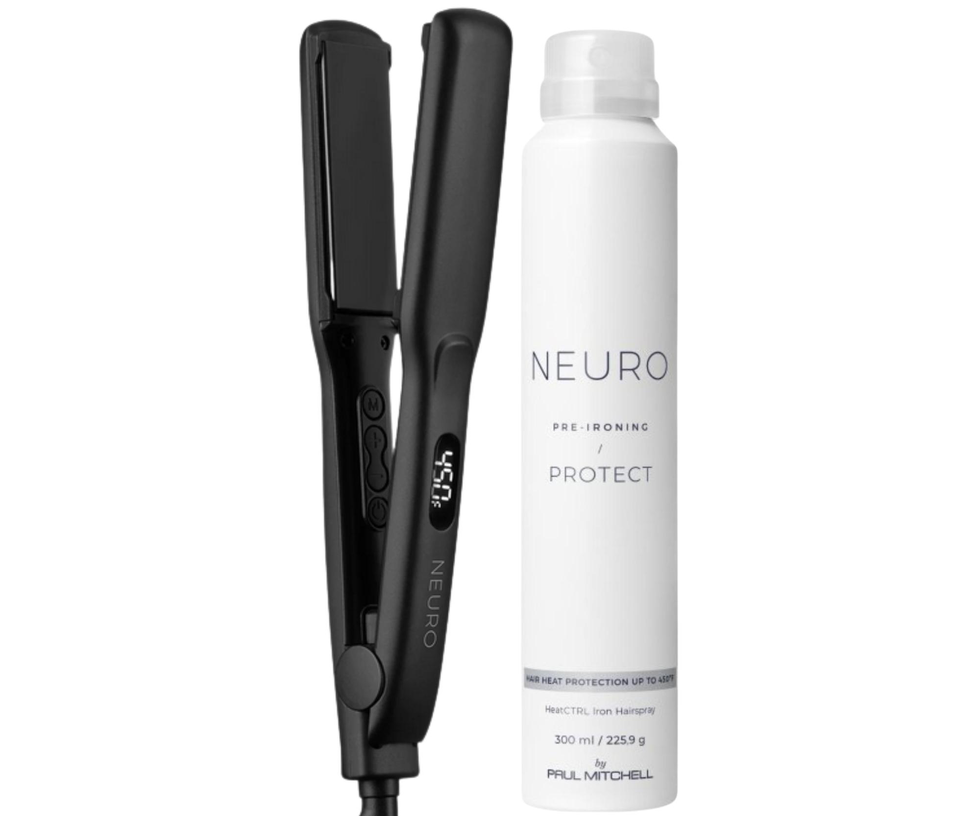 E-shop Profesionálna žehlička na vlasy Paul Mitchell Neuro Smooth 1,25" Straightening a Styling Iron + termoochranný lak zadarmo + darček zadarmo