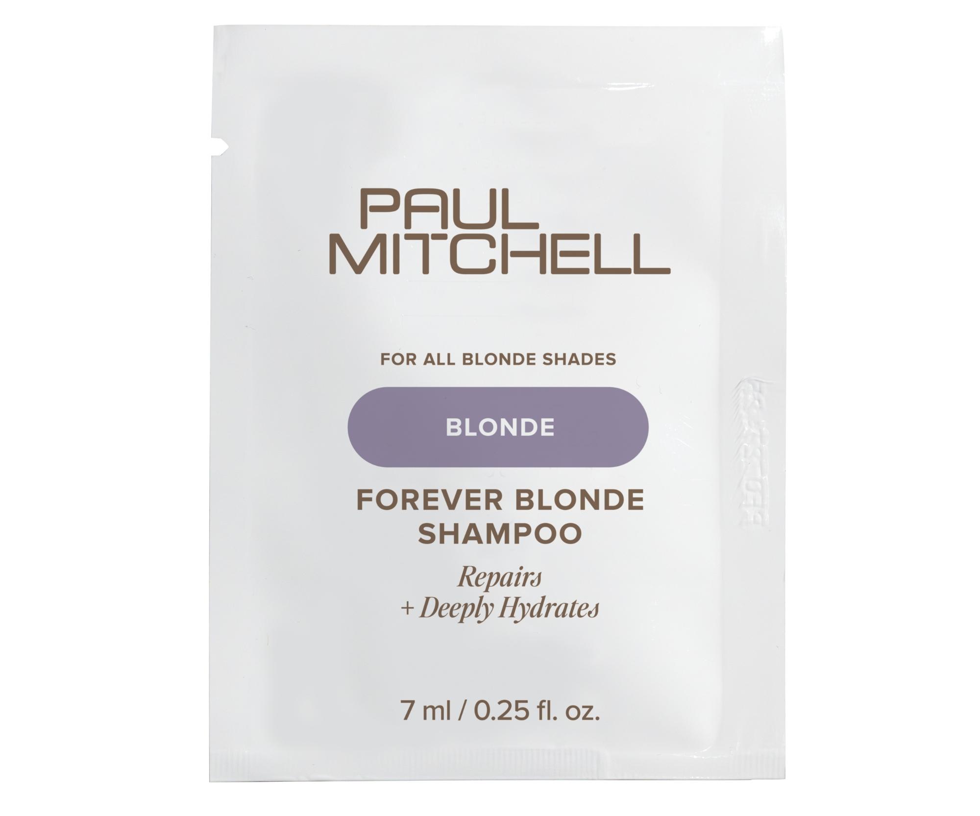 Hydratačný a regeneračný šampón pre blond vlasy Paul Mitchell Blonde Forever Blonde Shampoo - 7 ml