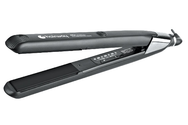 Digitálna žehlička na vlasy Hairway - 25 x 90 mm, čierna (04104) + darček zadarmo.