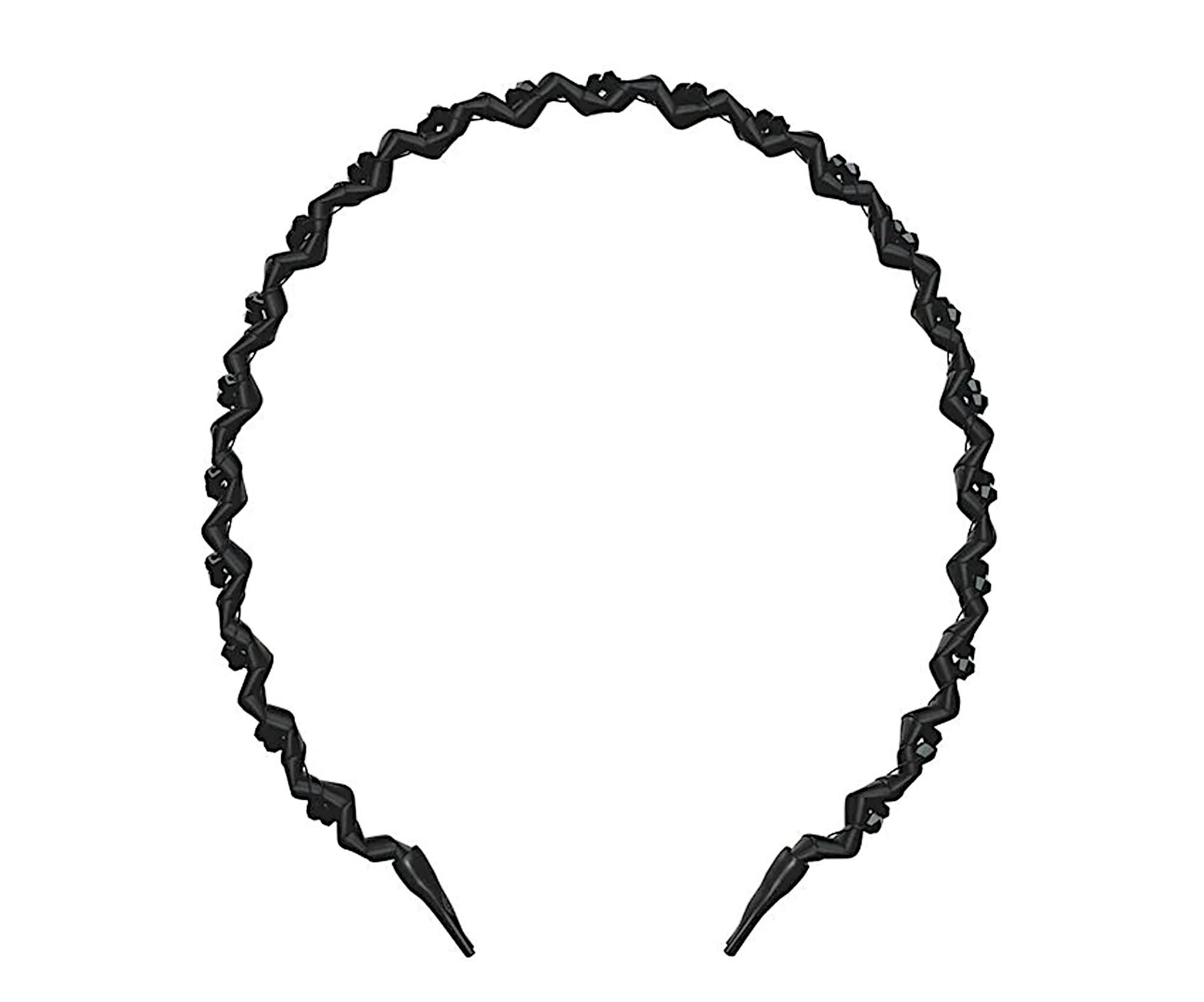 E-shop Čelenka do vlasov Invisibobble Hairhalo Black Sparkle - čierna (IB-HH-HP10001-2) + darček zadarmo