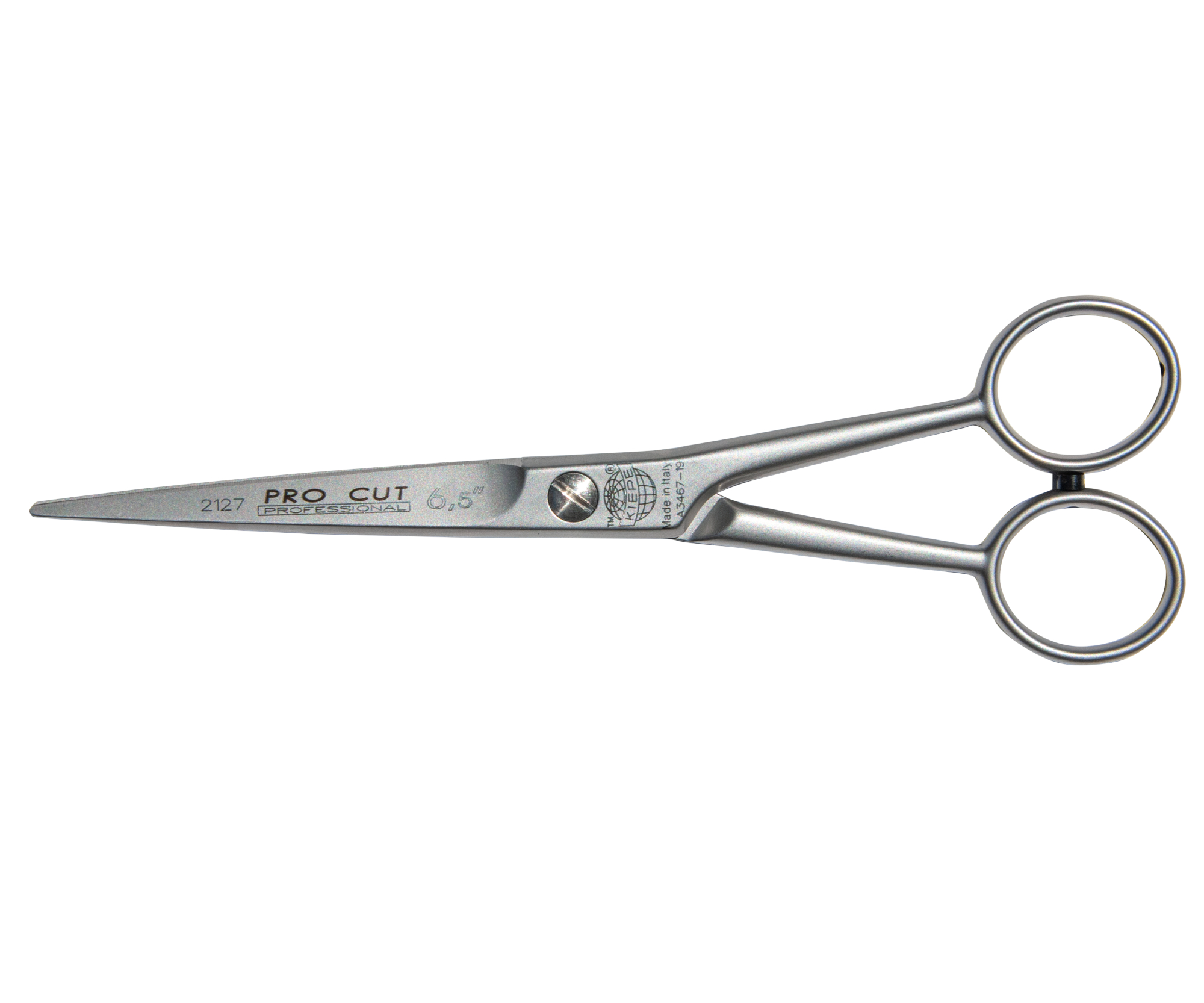 E-shop Kadernícke nožnice s mikroozubením Kiepe Standard Hair Scissors Pro Cut 2127 - 6,5" strieborné (2127/6.5) + darček zadarmo