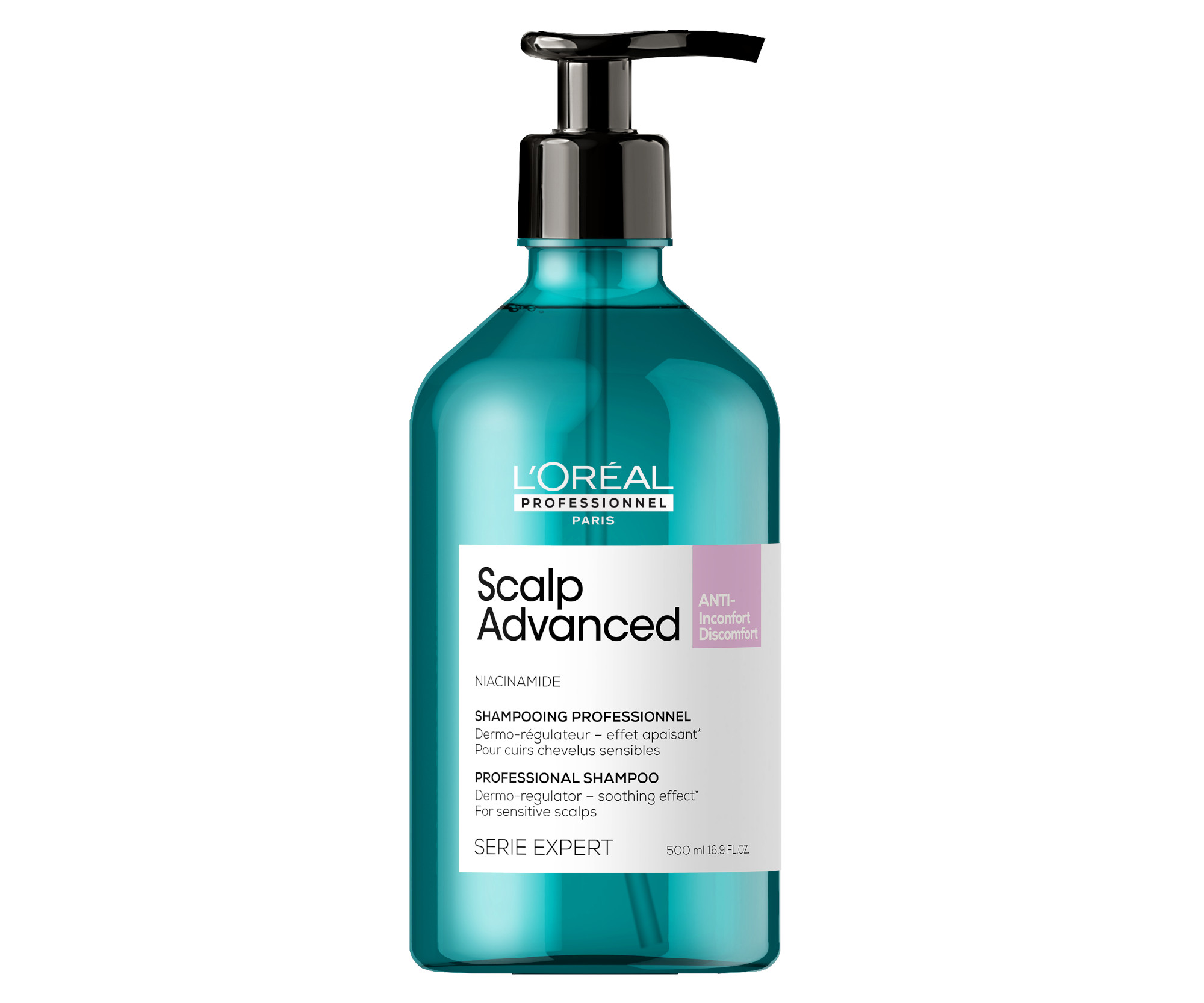 E-shop Šampón na upokojenie vlasovej pokožky Loréal Professionnel Scalp Advanced Anti-Discomfort - 500 ml - L’Oréal Professionnel + darček zadarmo