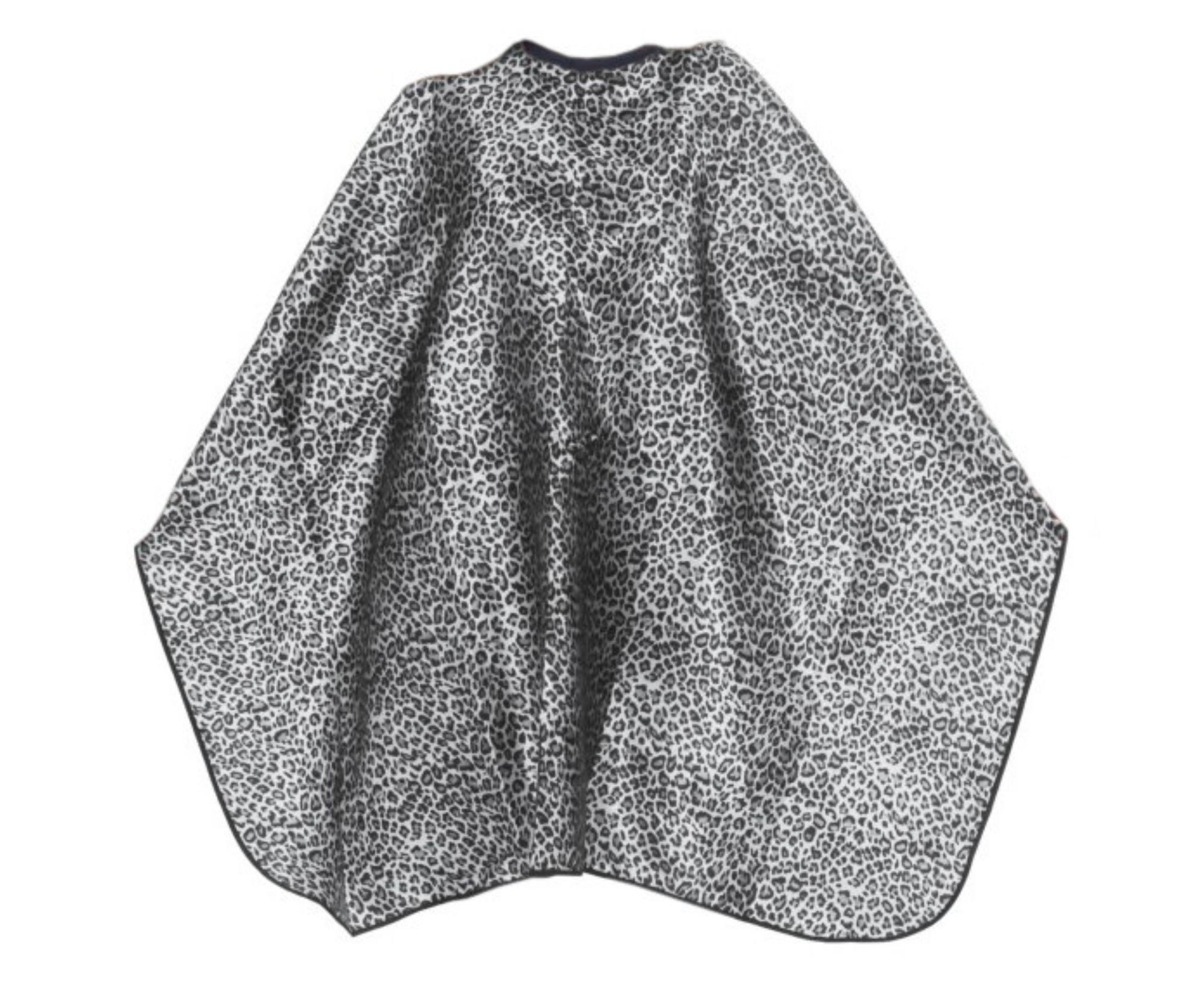 E-shop Kadernícka pláštenka na strihanie Eurostil Professional - leopard - suchý zips + darček zadarmo