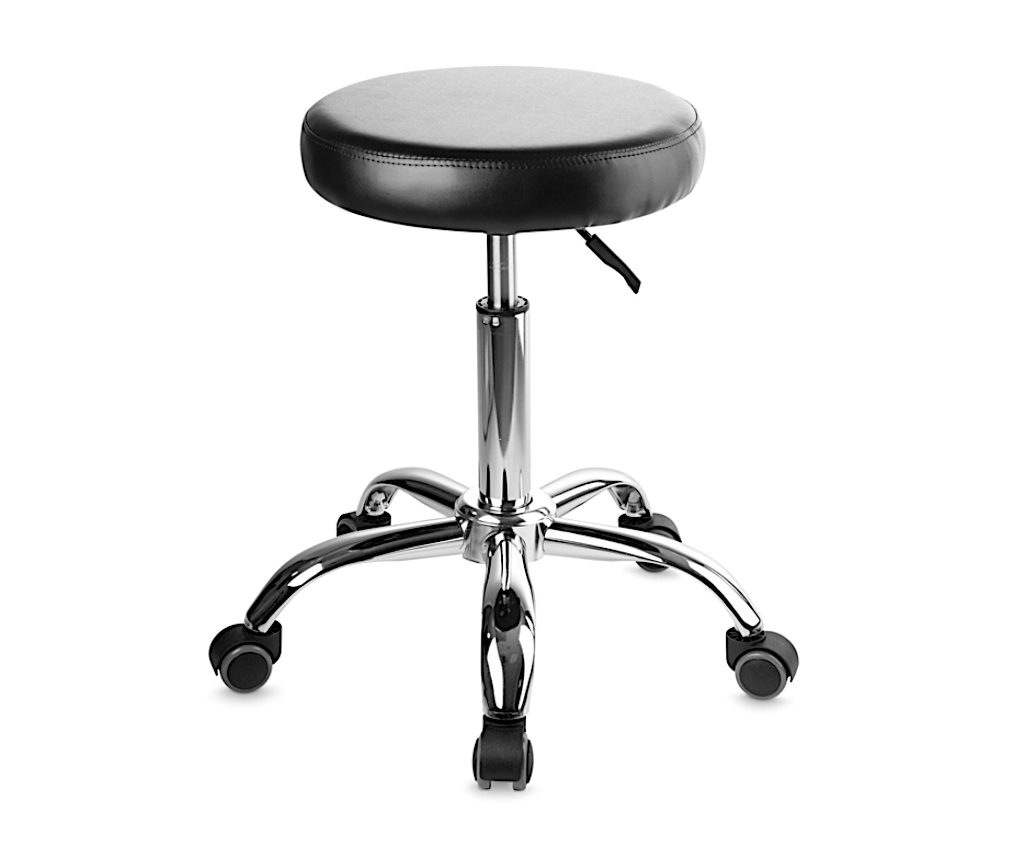 E-shop Taburet na kolieskach Eurostil Professional - čierny (04419/50) + darček zadarmo