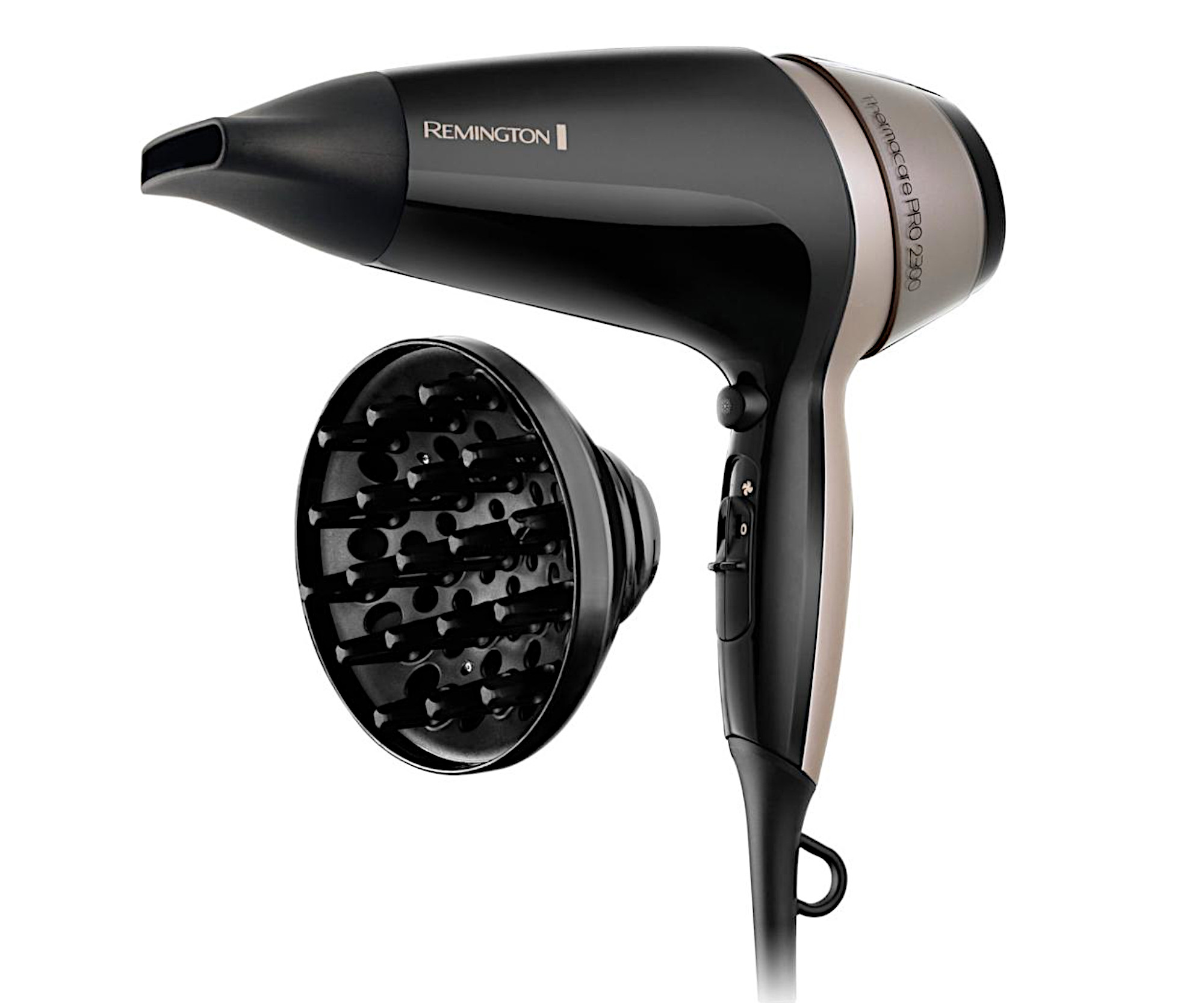 E-shop Fén na vlasy Remington Thermcare Pro D5715 - 2300 W, čierny + darček zadarmo