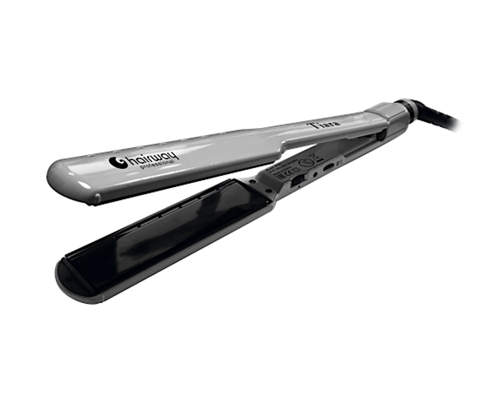 E-shop Žehlička na vlasy Hairway Professional Tiara 04192 - šedá + darček zadarmo