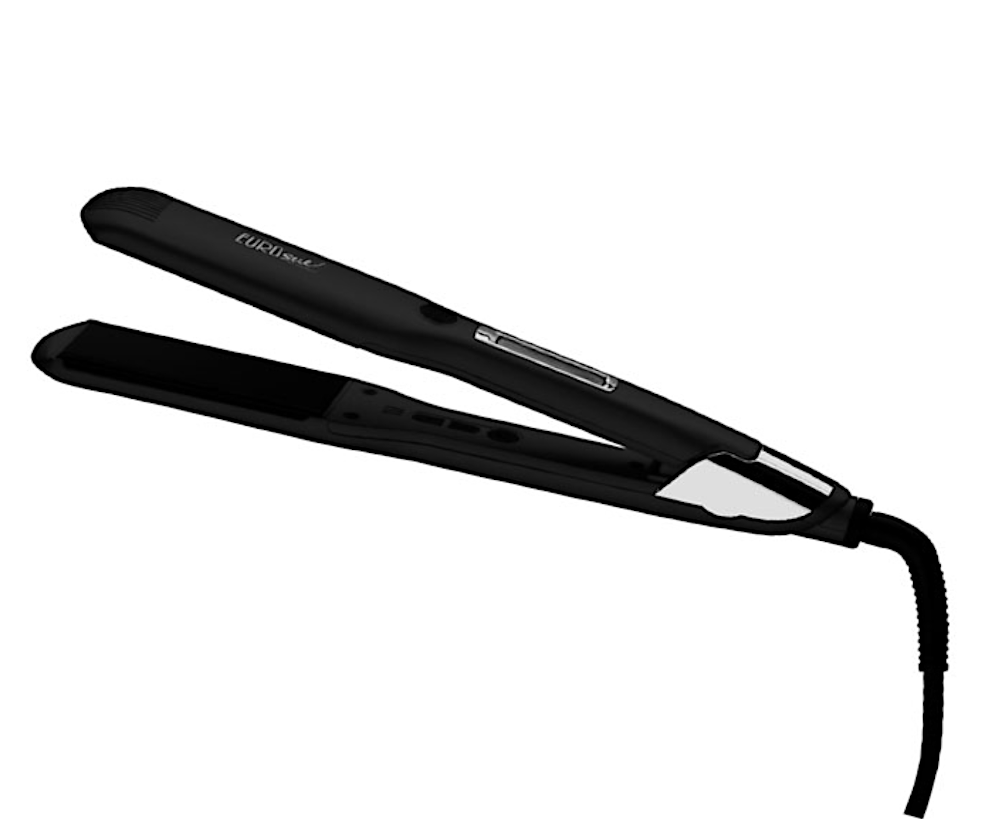 E-shop Profesionálna žehlička na vlasy Eurostil Professional Ceramic Tourmaline Straightener - čierna (06173/50) + darček zadarmo