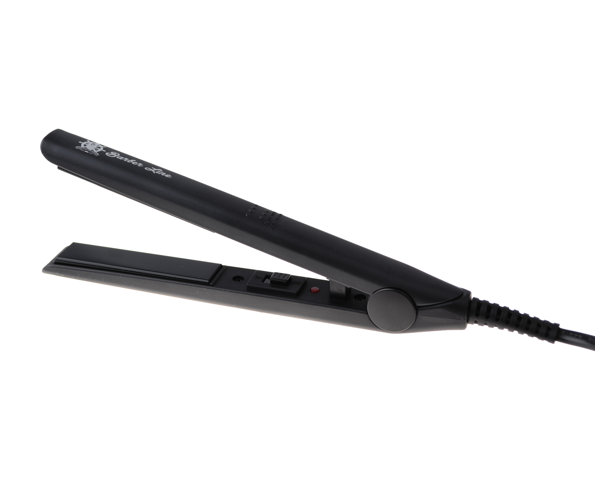 E-shop Profesionálna mini žehlička na vlasy a fúzy Eurostil Professional Barber Line 06569/50 - čierna + darček zadarmo