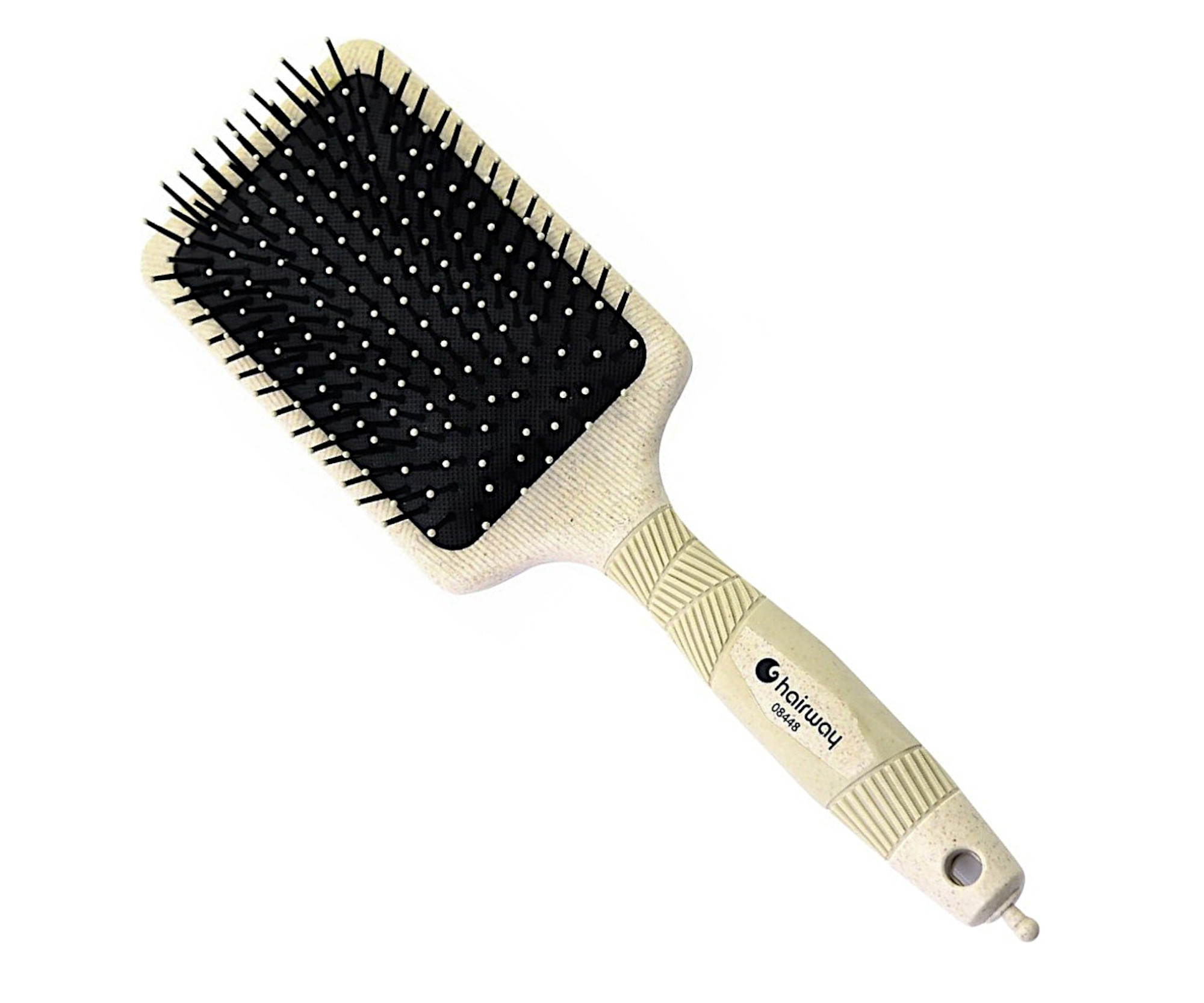 E-shop Kefa na vlasy z organického materiálu s polyamidovými štetinami Hairway Organica - béžová (08448) + darček zadarmo