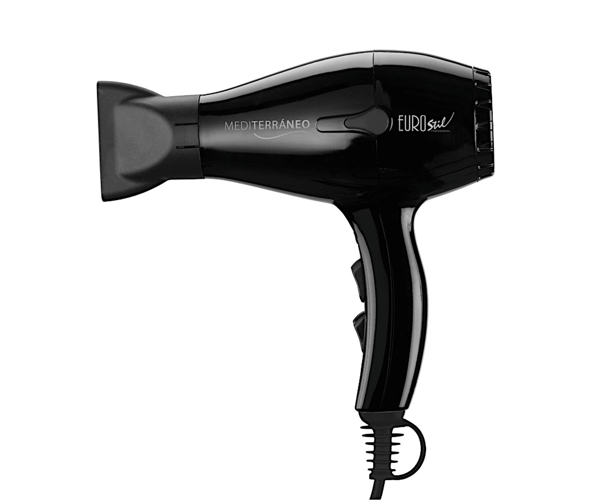 E-shop Profesionálny fén na vlasy Eurostil Professional Mediterráneo - 2000 W, čierny (07875) + darček zadarmo