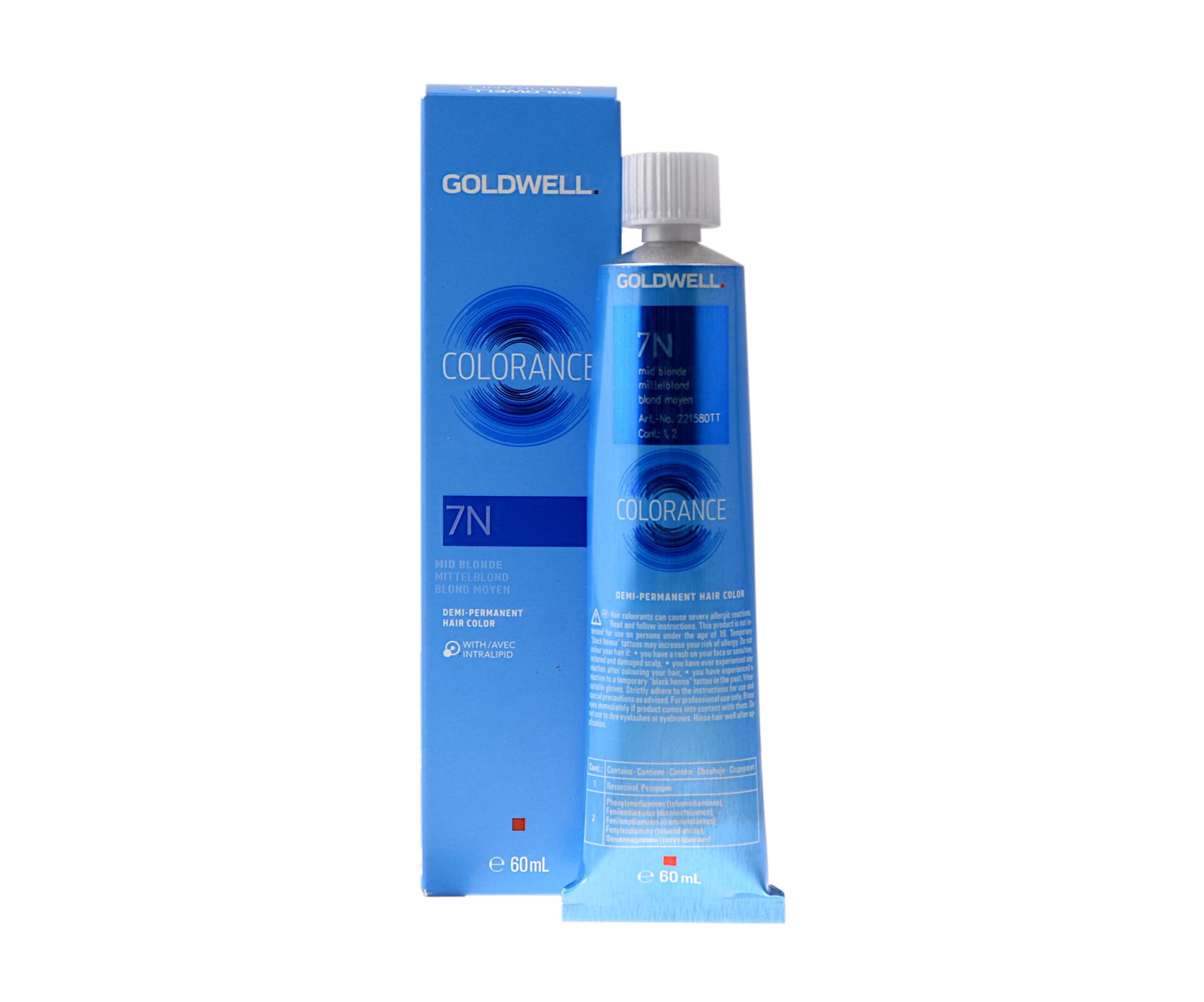 E-shop Preliv na vlasy Goldwell Colorance 60 ml - 7N stredná blond + darček zadarmo