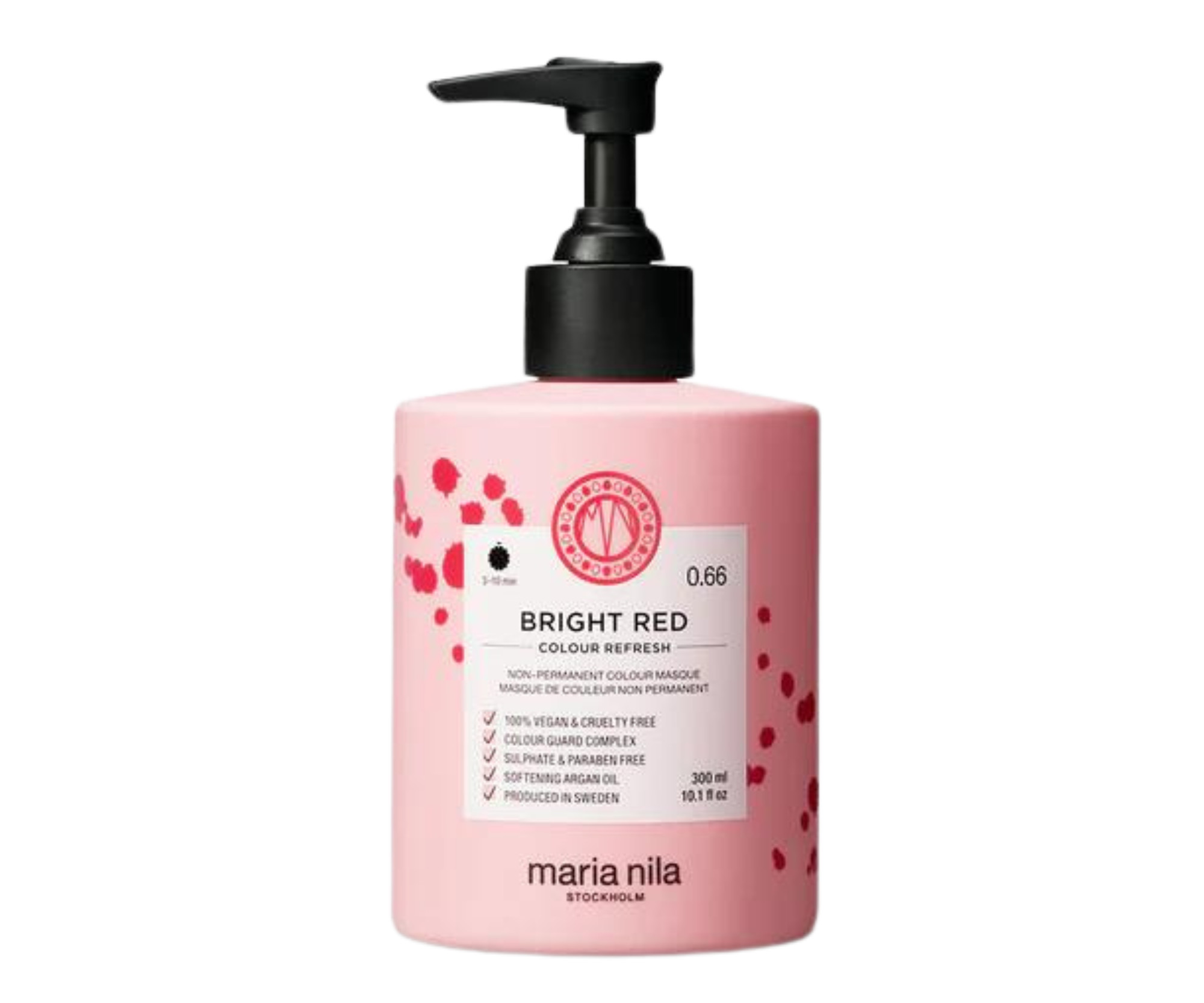 E-shop Maska na oživenie farby vlasov Maria Nila Colour Refresh Bright Red - jasne červená, 300 ml + darček zadarmo