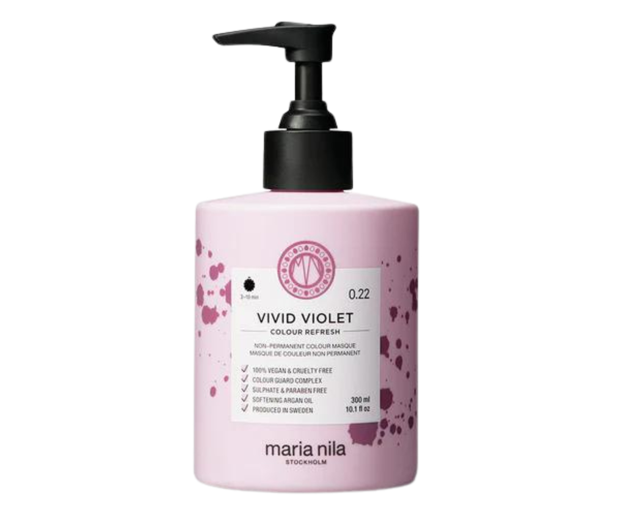 E-shop Maska na oživenie farby vlasov Maria Nila Colour Refresh Vivid Violet - fialová, 300 ml + darček zadarmo