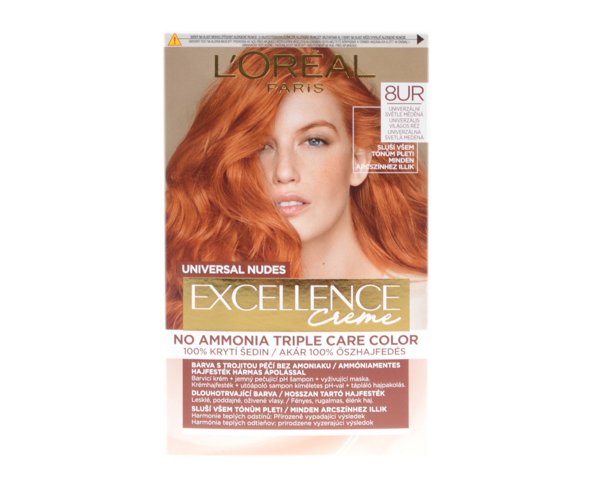 E-shop Permanentná farba Loréal Excellence Creme - 8UR univerzálna svetlo medená - L’Oréal Paris + darček zadarmo