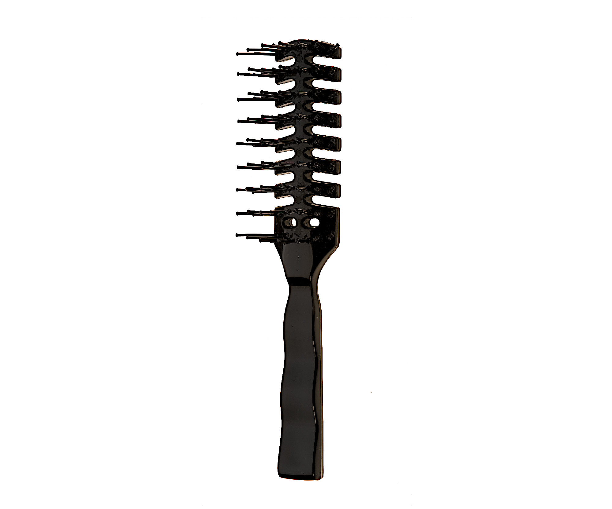 E-shop Kefa na vlasy Sibel Vented Brush Croc Black - čierna (845043102)