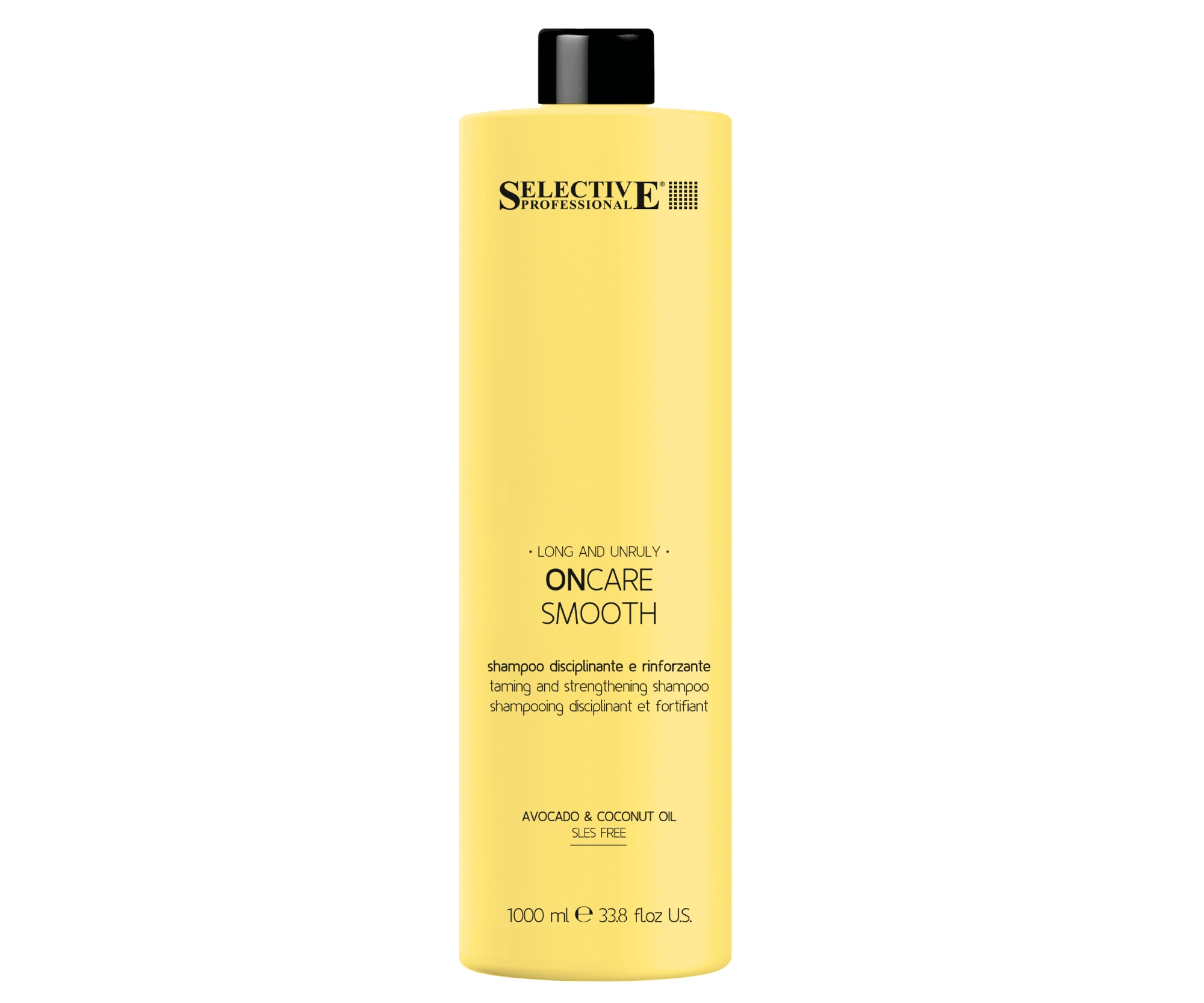 E-shop Uhladzujúci šampón pre nepoddajné vlasy Selective Professional OnCare Smooth Shampoo - 1000 ml + darček zadarmo