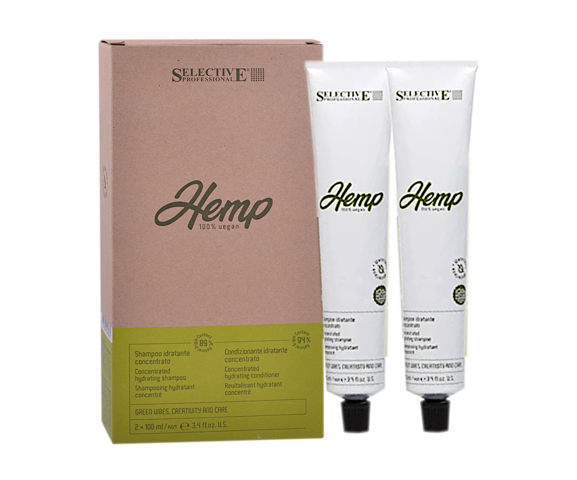E-shop Darčeková hydratačná sada Selective Professional Hemp Waterless Concentrated Hydrating + darček zadarmo