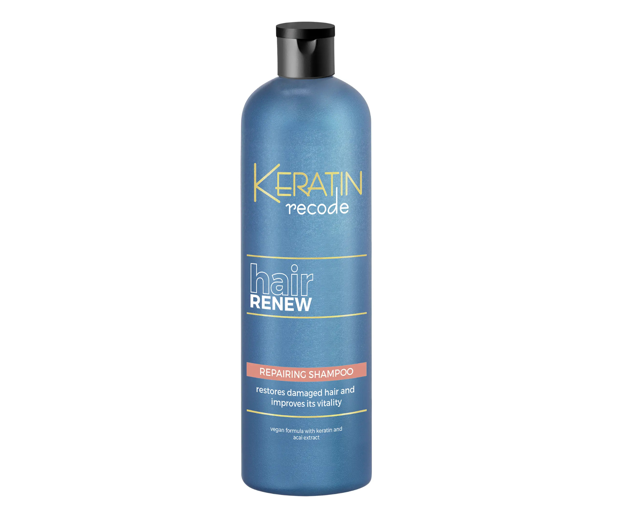 E-shop Šampón pre obnovu suchých a poškodených vlasov Subrina Professional Keratin Recode Hair Renew - 400 ml (060860) + darček zadarmo