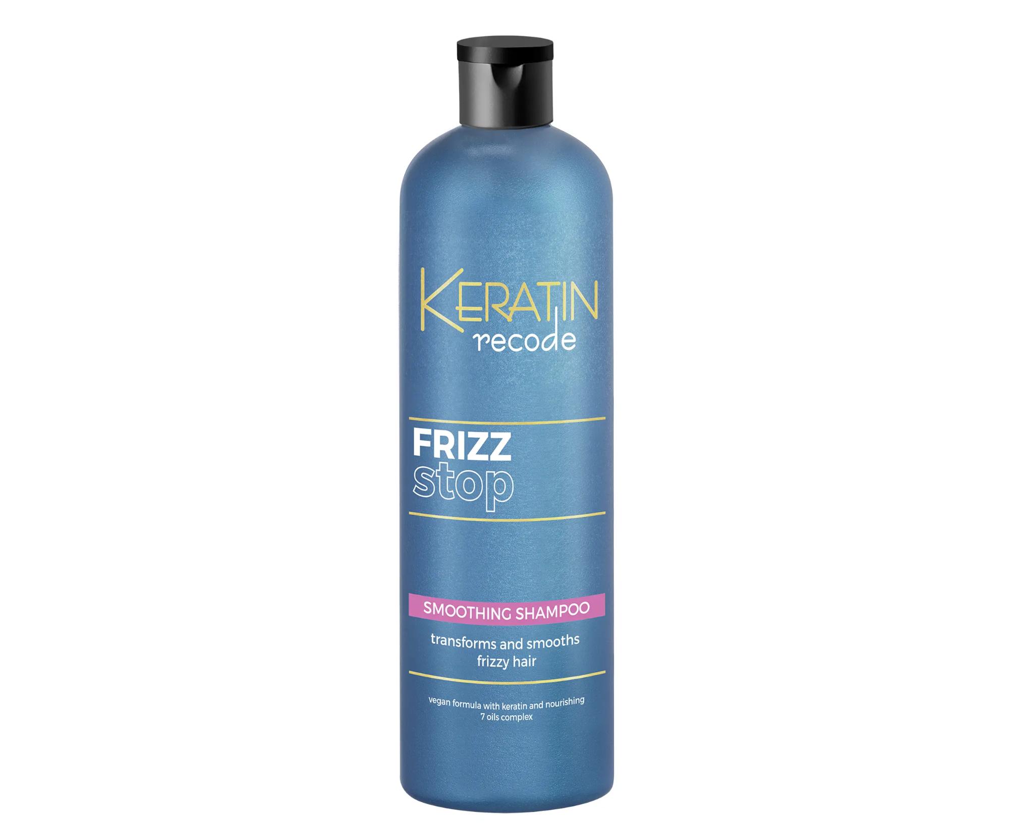 E-shop Šampón pre krepaté a nepoddajné vlasy Subrina Professional Keratin Recode Frizz Stop - 400 ml (060858) + darček zadarmo