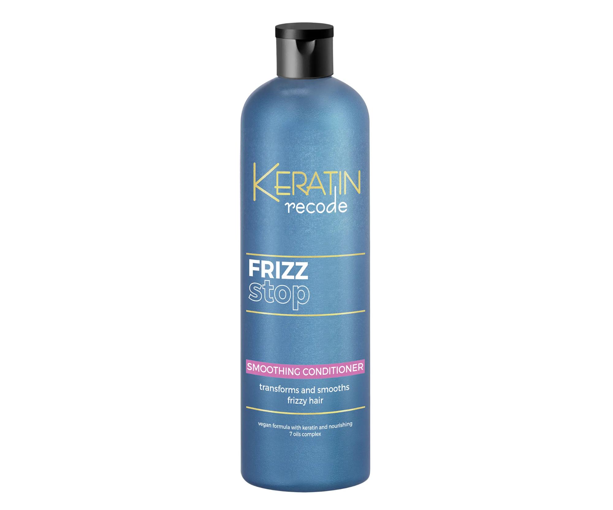 E-shop Kondicionér pre krepaté a nepoddajné vlasy Subrina Professional Keratín Recode Frizz Stop - 400 ml (060859) + darček zadarmo
