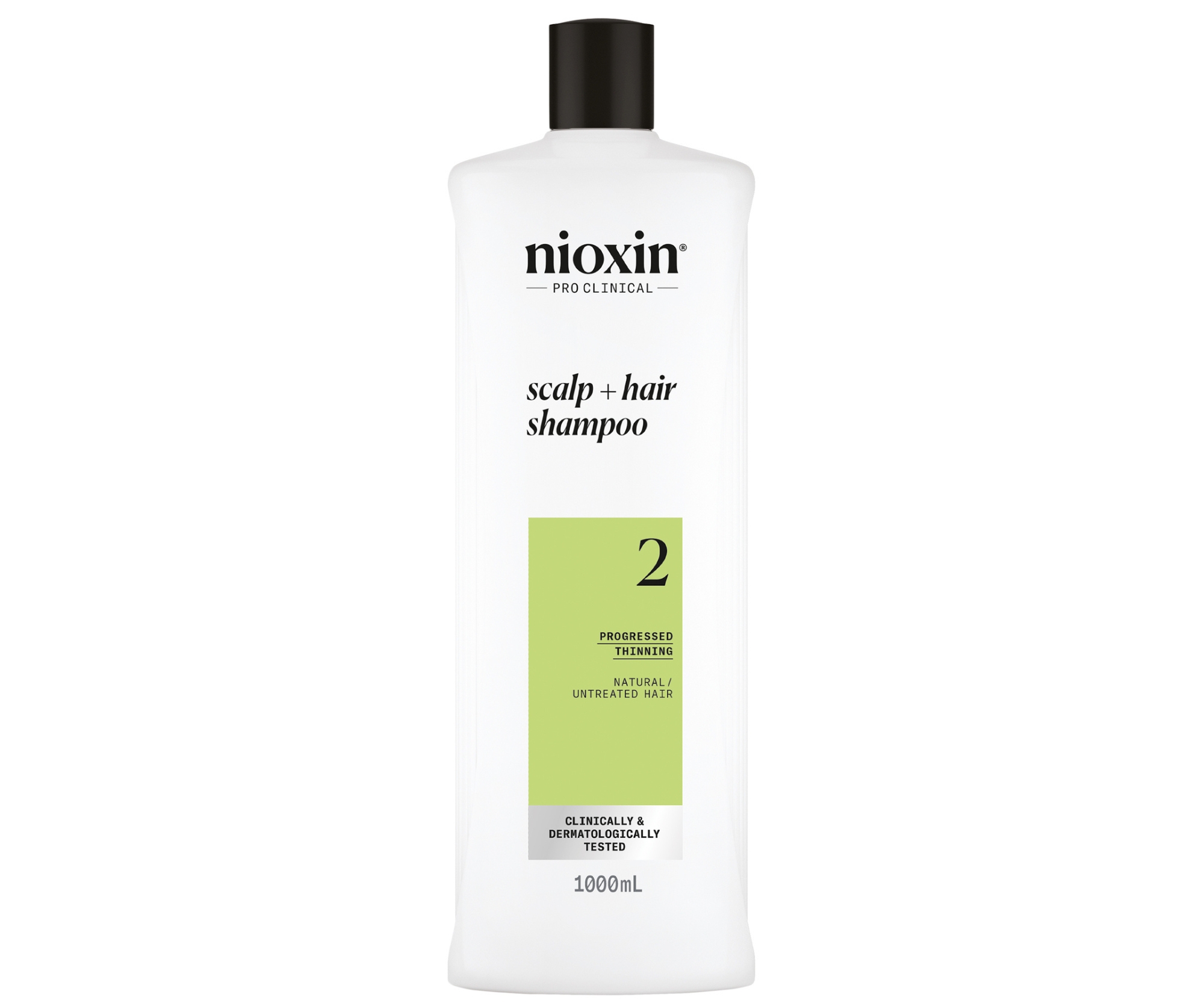 E-shop Čistiaci šampón pre silne rednúce prírodné vlasy Nioxin System 2 Scalp + Hair Shampoo - 1000 ml (99350179979) + darček zadarmo