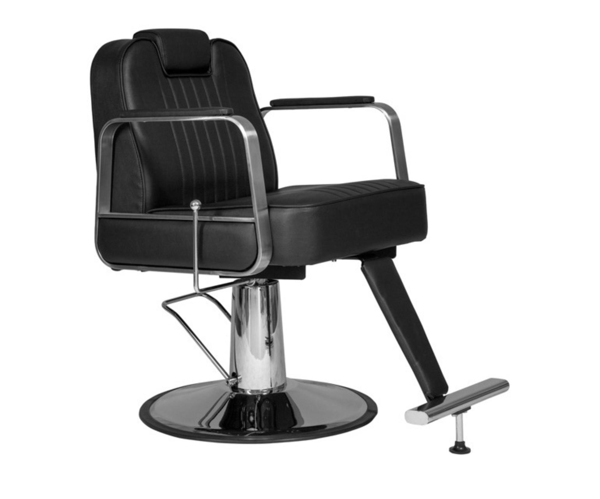 E-shop Kadernícke barber kreslo Weelko Layer - čierne + darček zadarmo