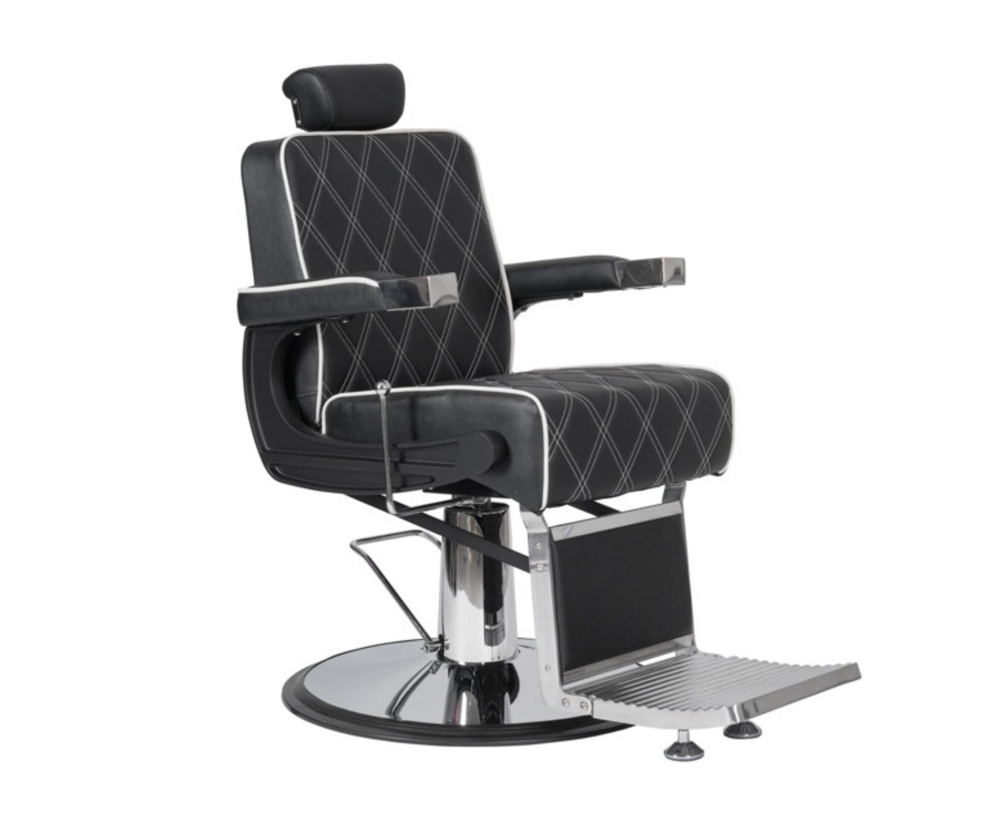 E-shop Kadernícke barber kreslo Weelko Temple - čierne (RZBH020.A12) + darček zadarmo