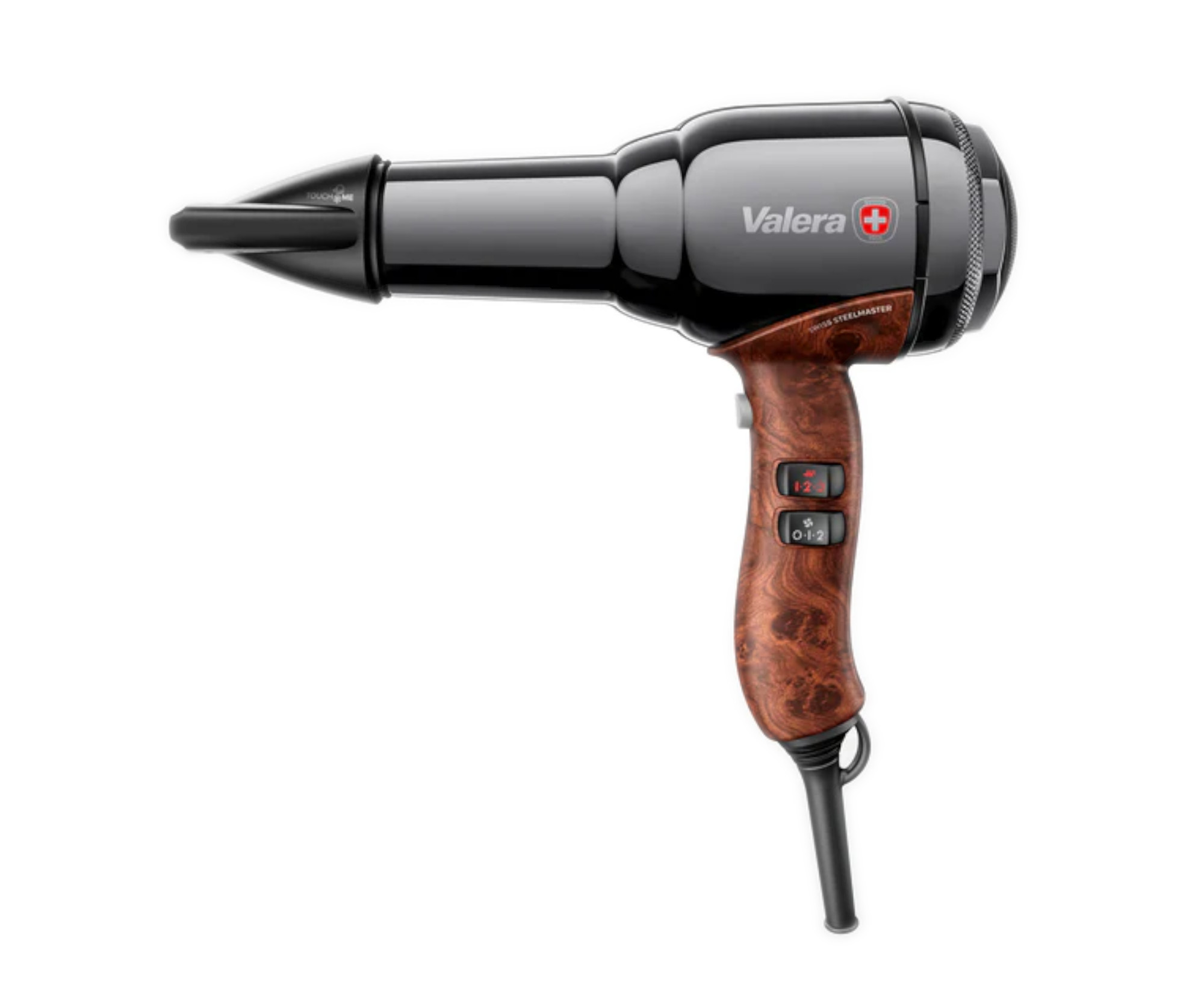 E-shop Profesionálny fén s ionizátorom Valera Professional Swiss Steel Master - 2100 W, čierny chrómový (SM588.02RCBL) + darček zadarmo