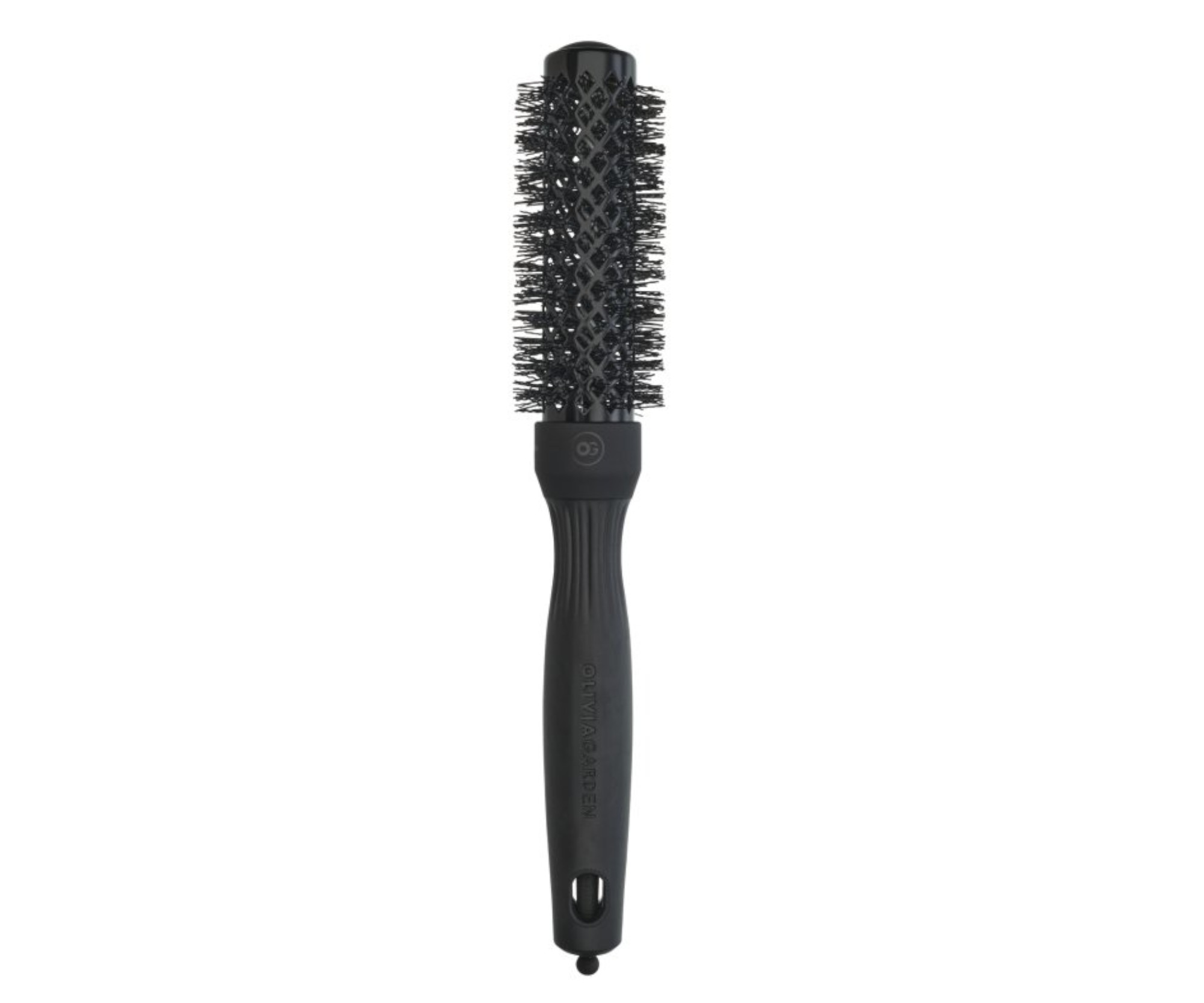 E-shop Okrúhla fúkacia kefa na vlasy Olivia Garden Expert Blowout Shine Black Label - 25 mm + darček zadarmo