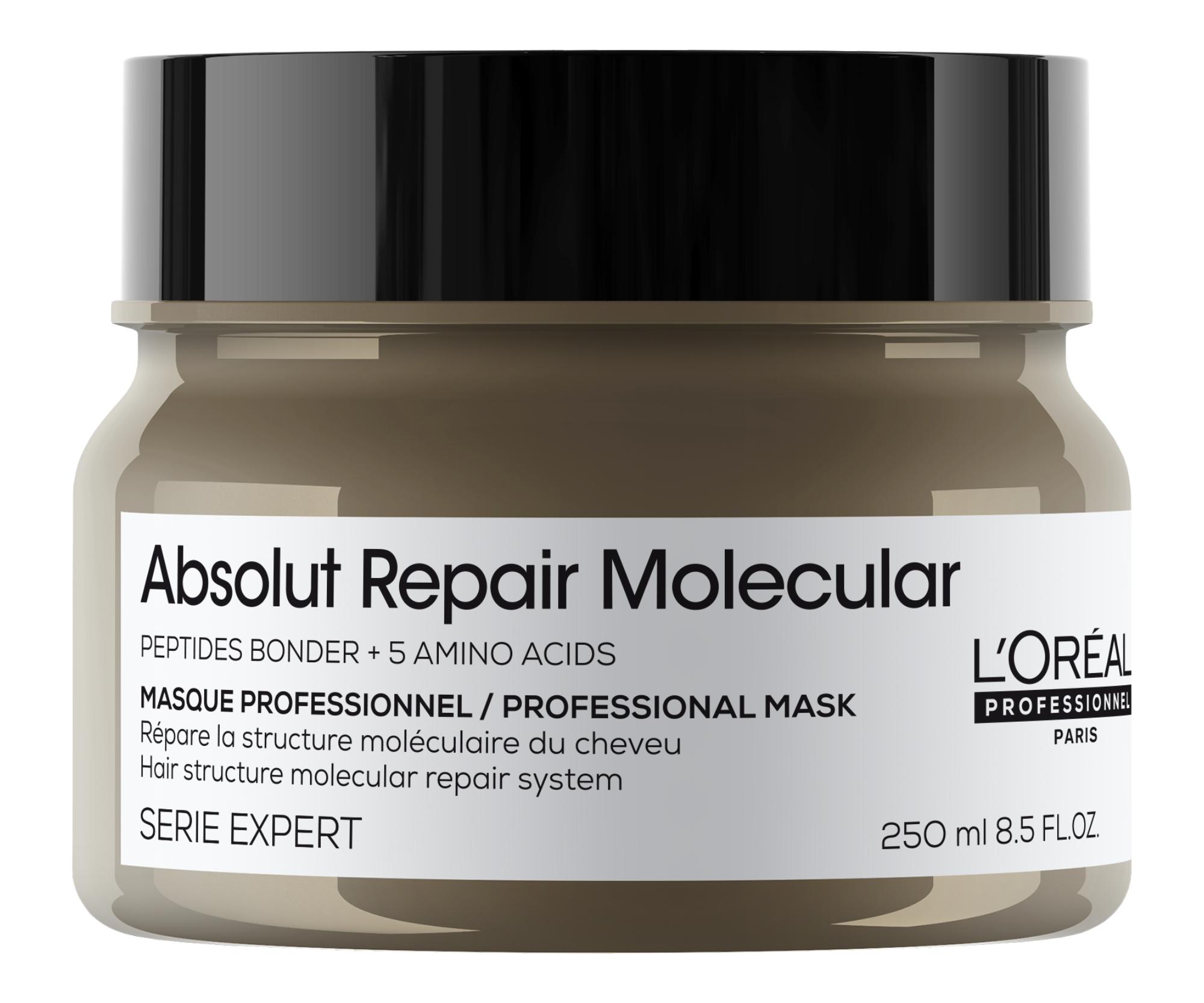 E-shop Maska pre poškodené vlasy Loréal Professionnel Serie Expert Absolut Repair Molecular - 250 ml - L’Oréal Professionnel + darček zadarmo