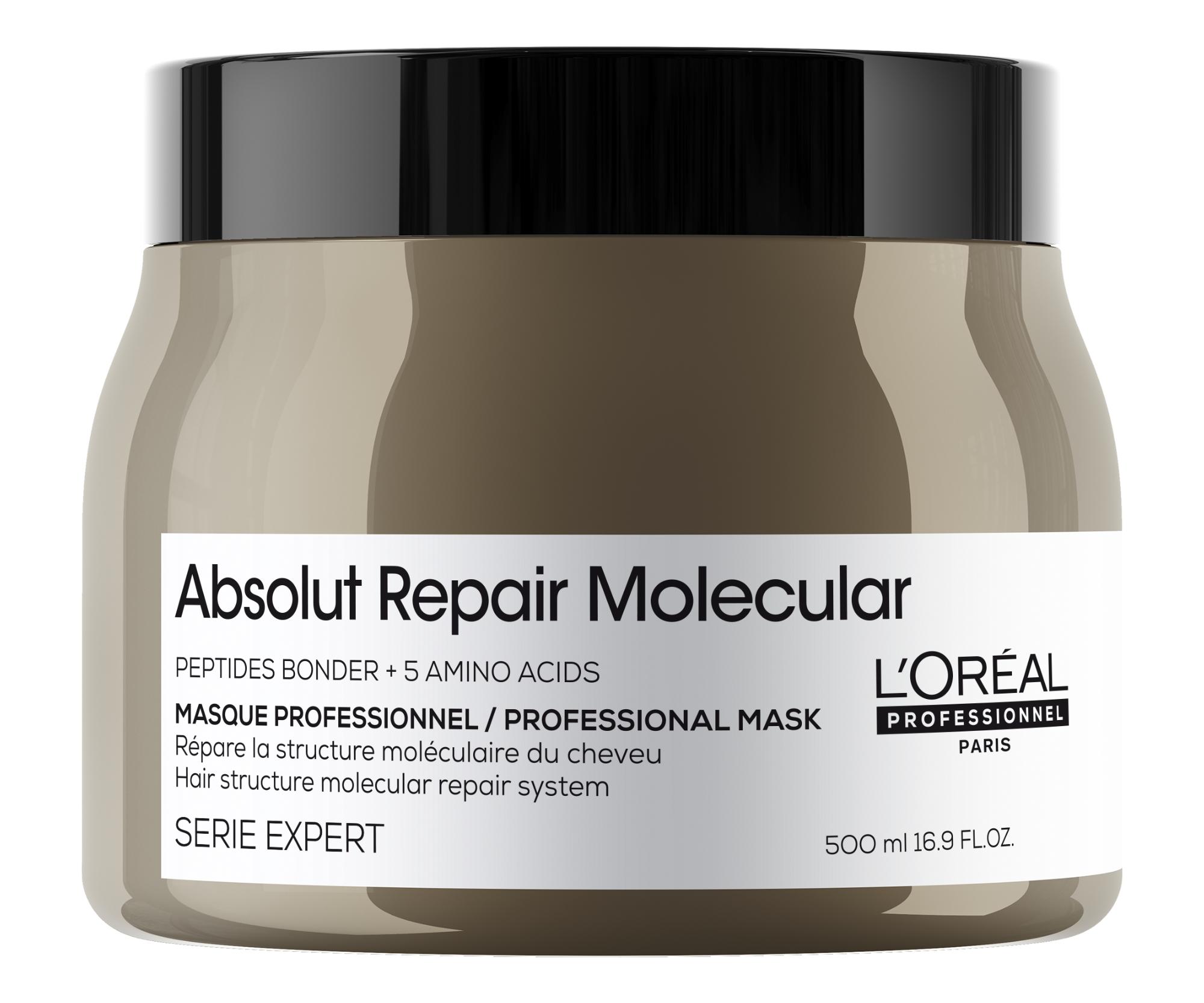 E-shop Maska pre poškodené vlasy Loréal Professionnel Serie Expert Absolut Repair Molecular - 500 ml - L’Oréal Professionnel + darček zadarmo