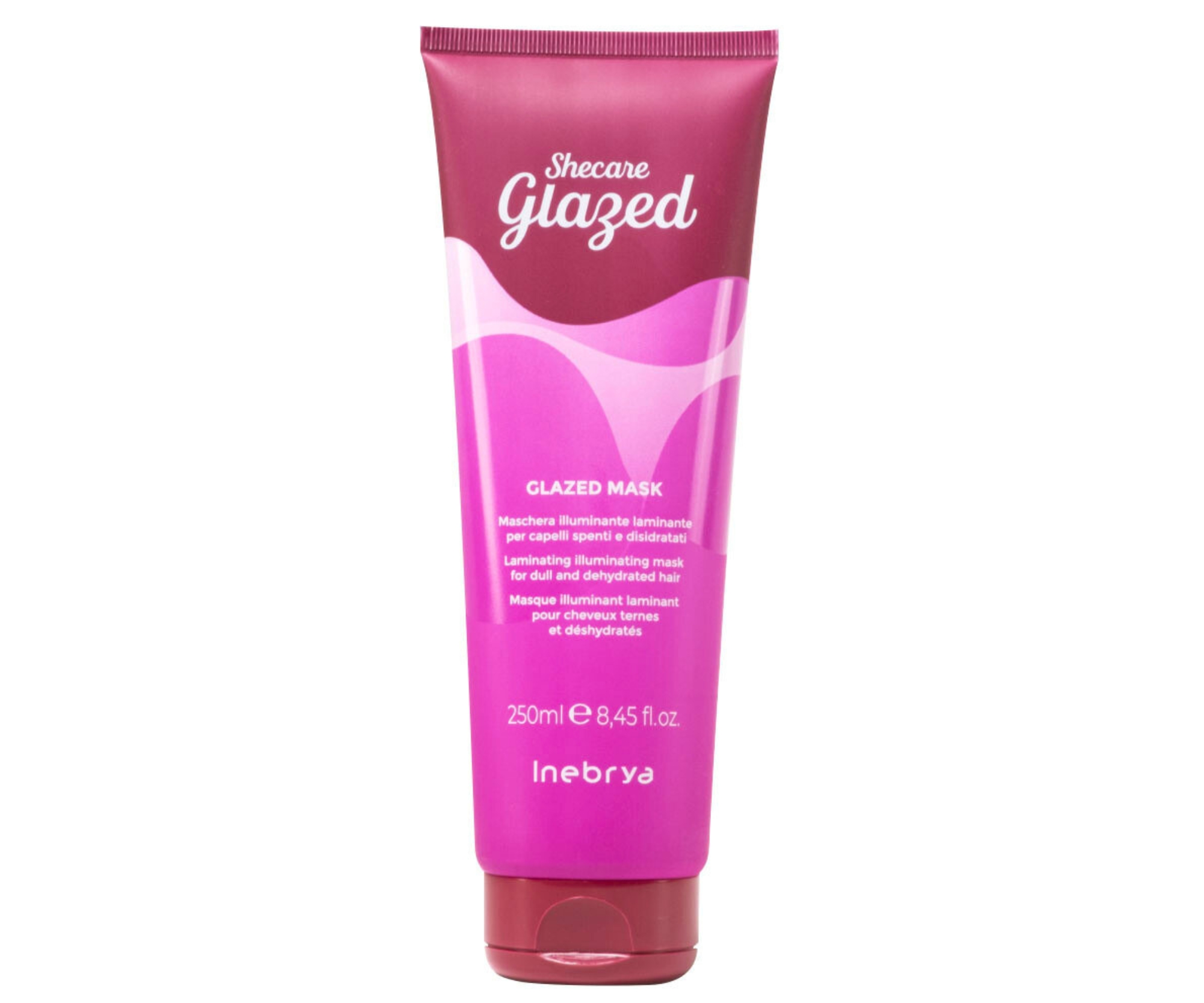 E-shop Rozjasňujúca a hydratačná maska pre vlasy bez lesku Inebrya Shecare Glazed Mask - 250 ml + darček zadarmo