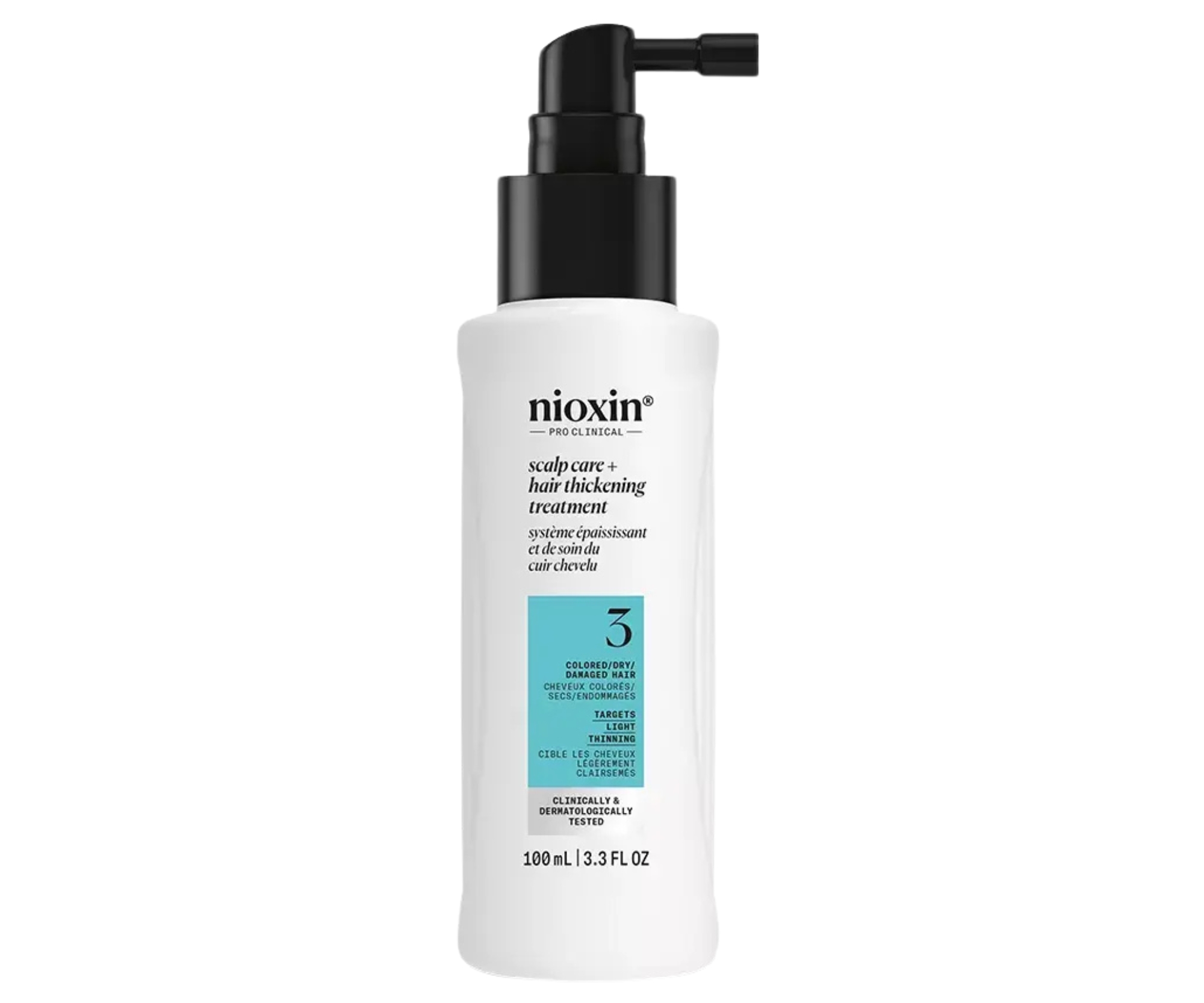 E-shop Bezoplachová starostlivosť pre mierne rednúce farbené vlasy Nioxin System 3 Scalp + Hair Treatment - 100 ml (99350179985) + darček zadarmo