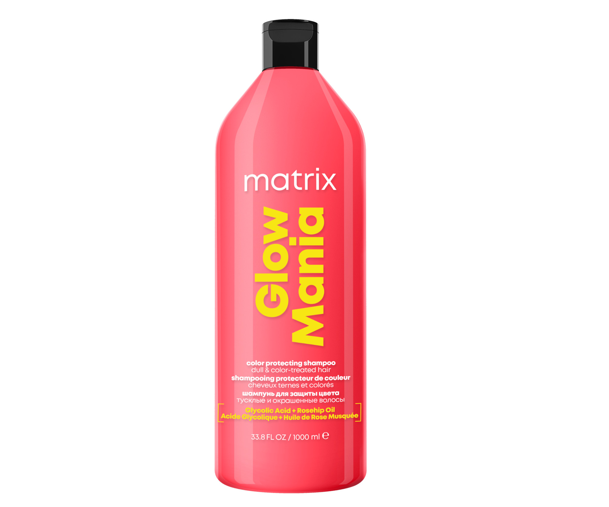 E-shop Šampón na ochranu a žiarivý lesk matných farbených vlasov Matrix Glow Mania - 1000 ml + darček zadarmo